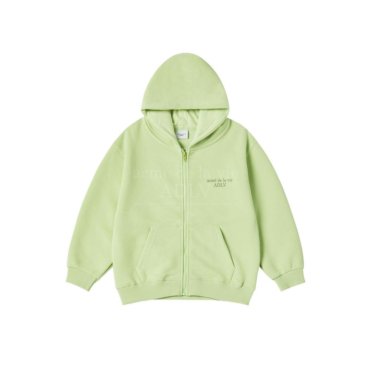 아크메드라비 키즈(acmedelaviekids) KIDS BASIC LOGO HOODIE ZIP UP (5COLOR)
