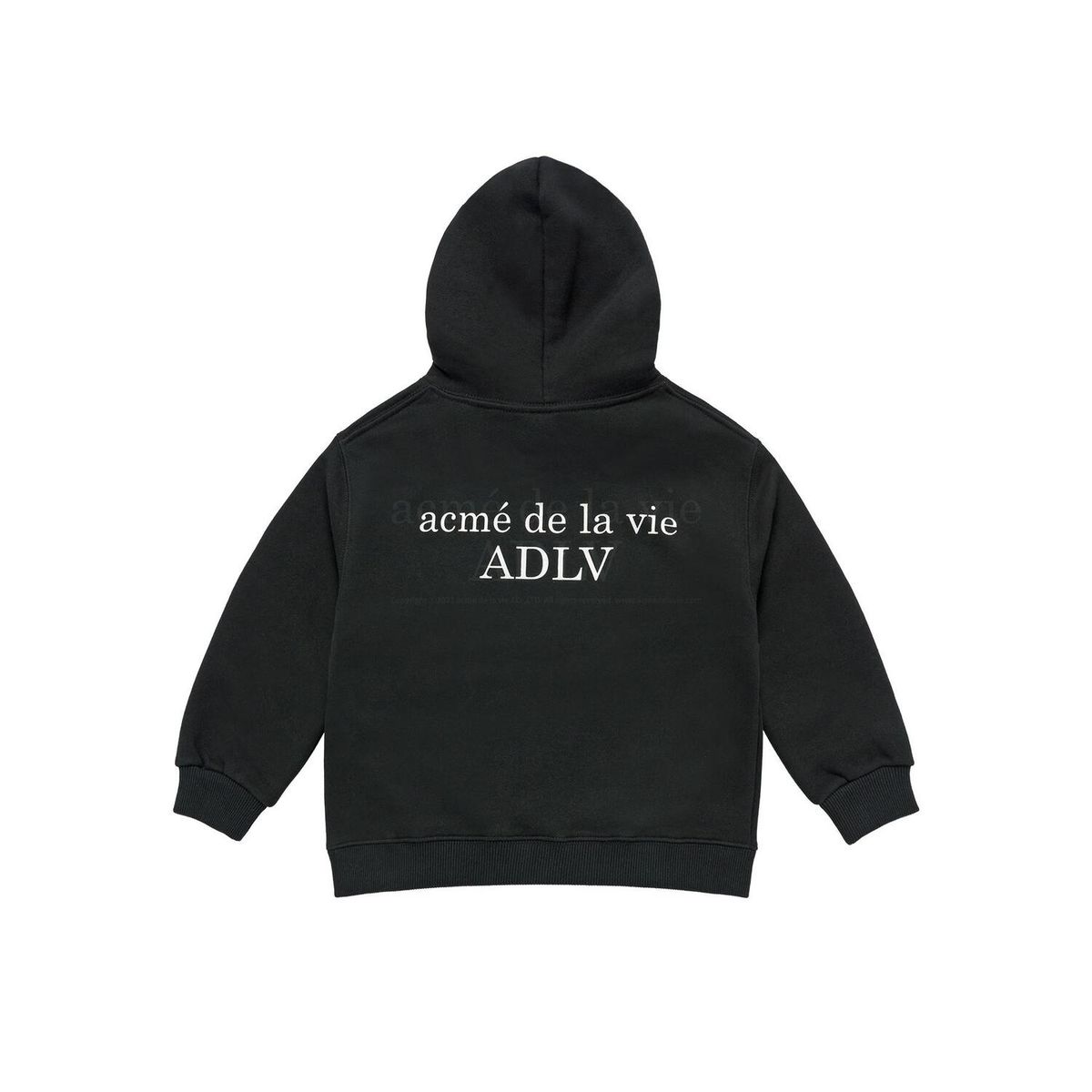 아크메드라비 키즈(acmedelaviekids) KIDS BABY FACE DOUNUT 1 HOODIE BLACK