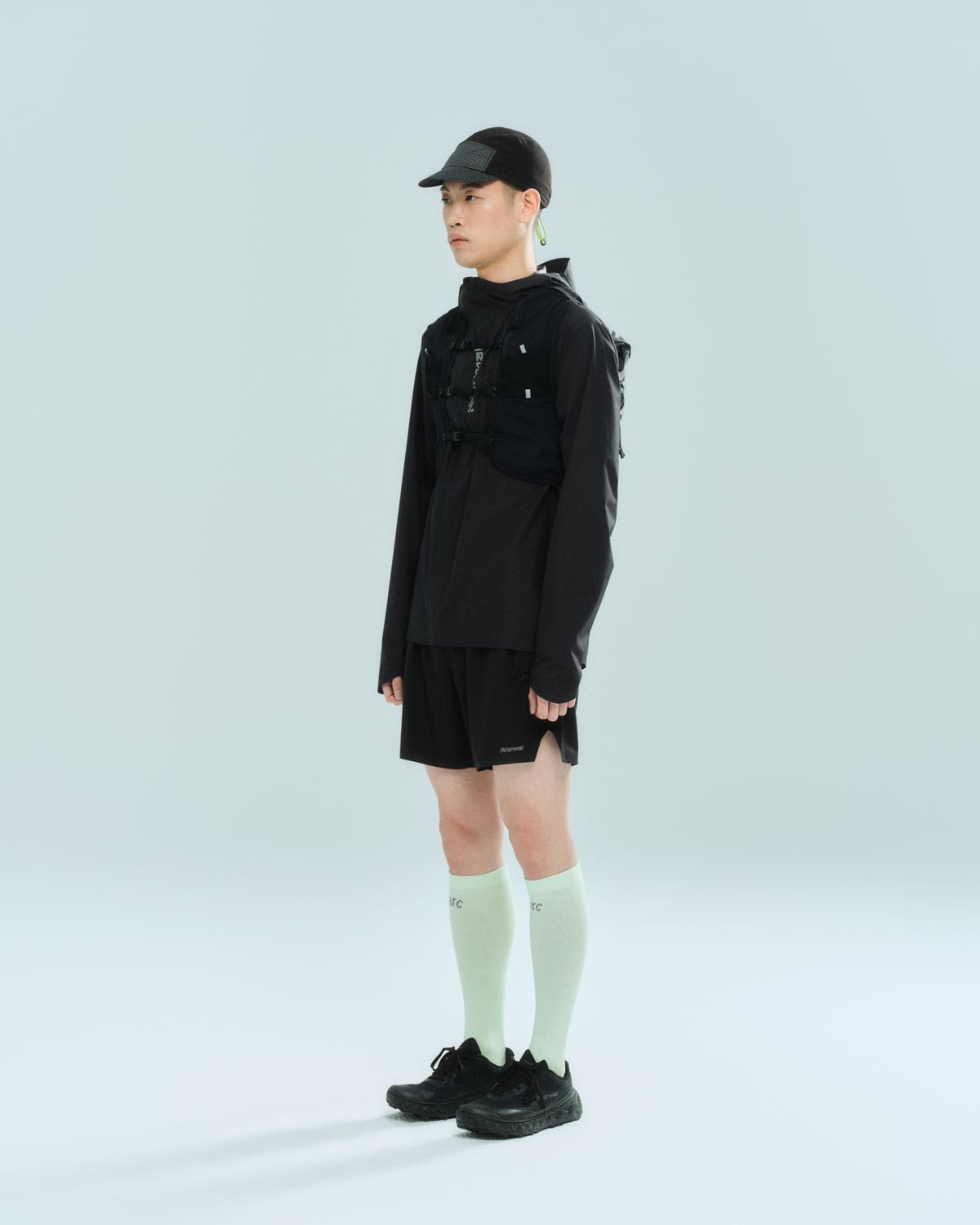 에이알씨(ARC) 디스턴스 트레일 러닝 캡– Black(X33-Grid)