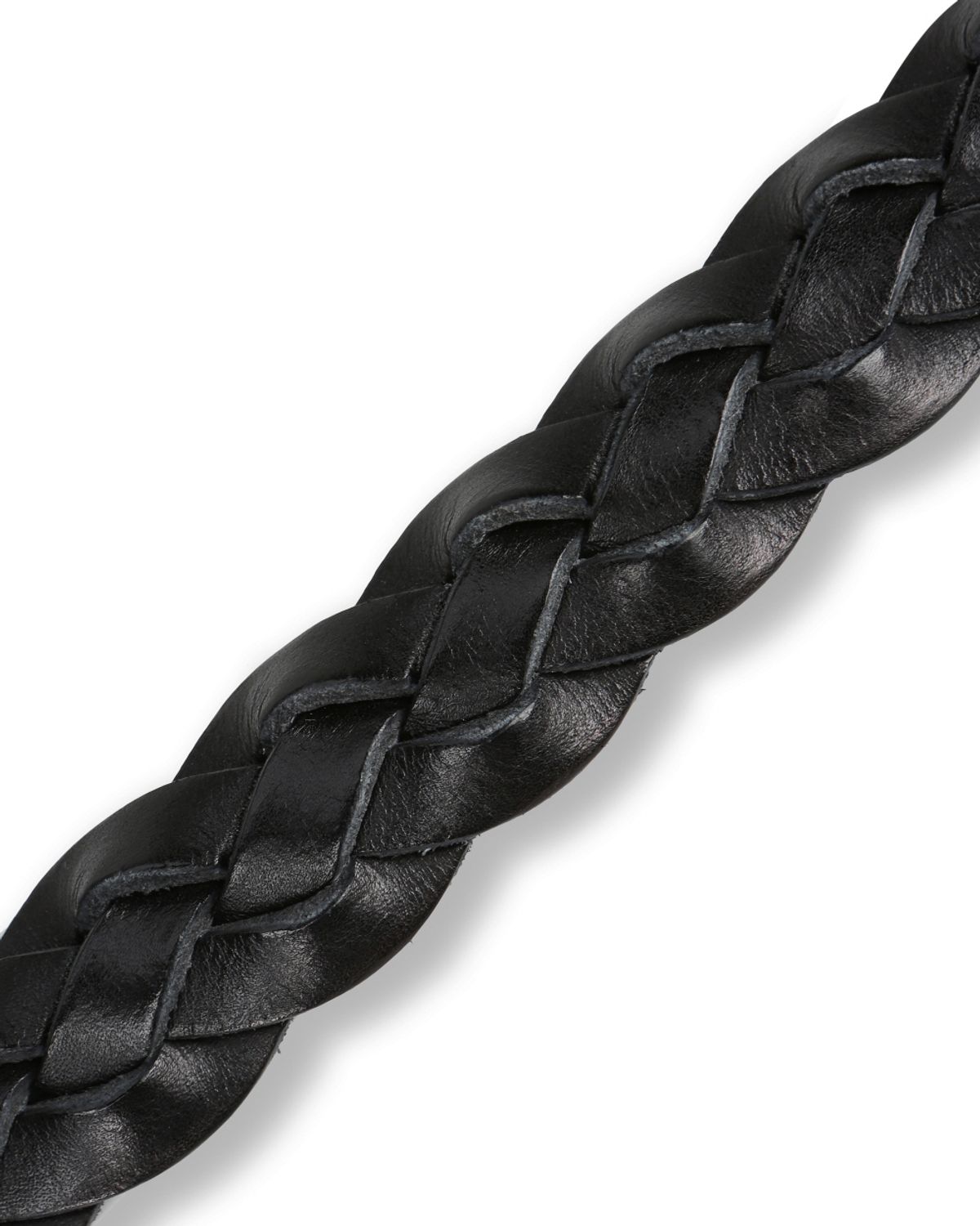 비슬로우(BESLOW) TWIST LEATHER BELT BLACK