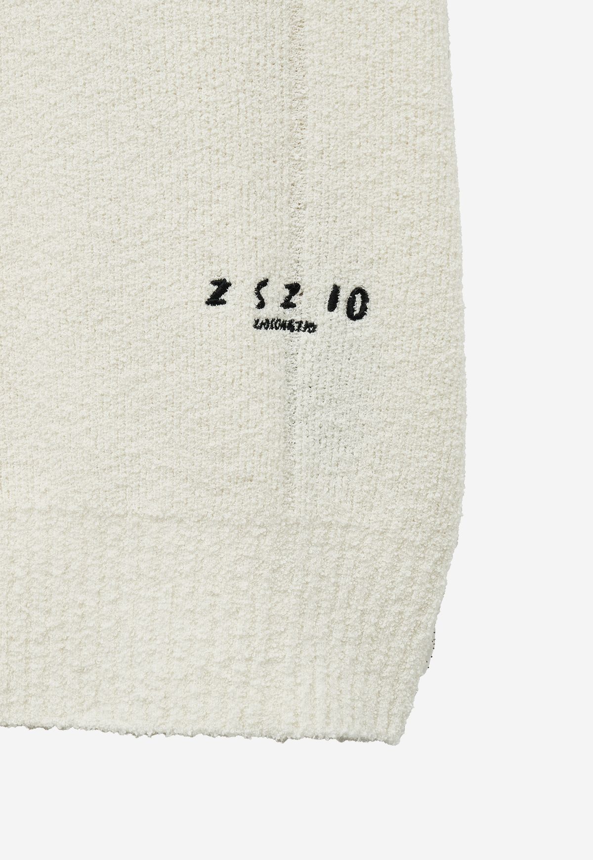 지오송지오(ZIOSONGZIO) ZSZO 오픈 카라 부클 니트 크림 ZH3KT702CR