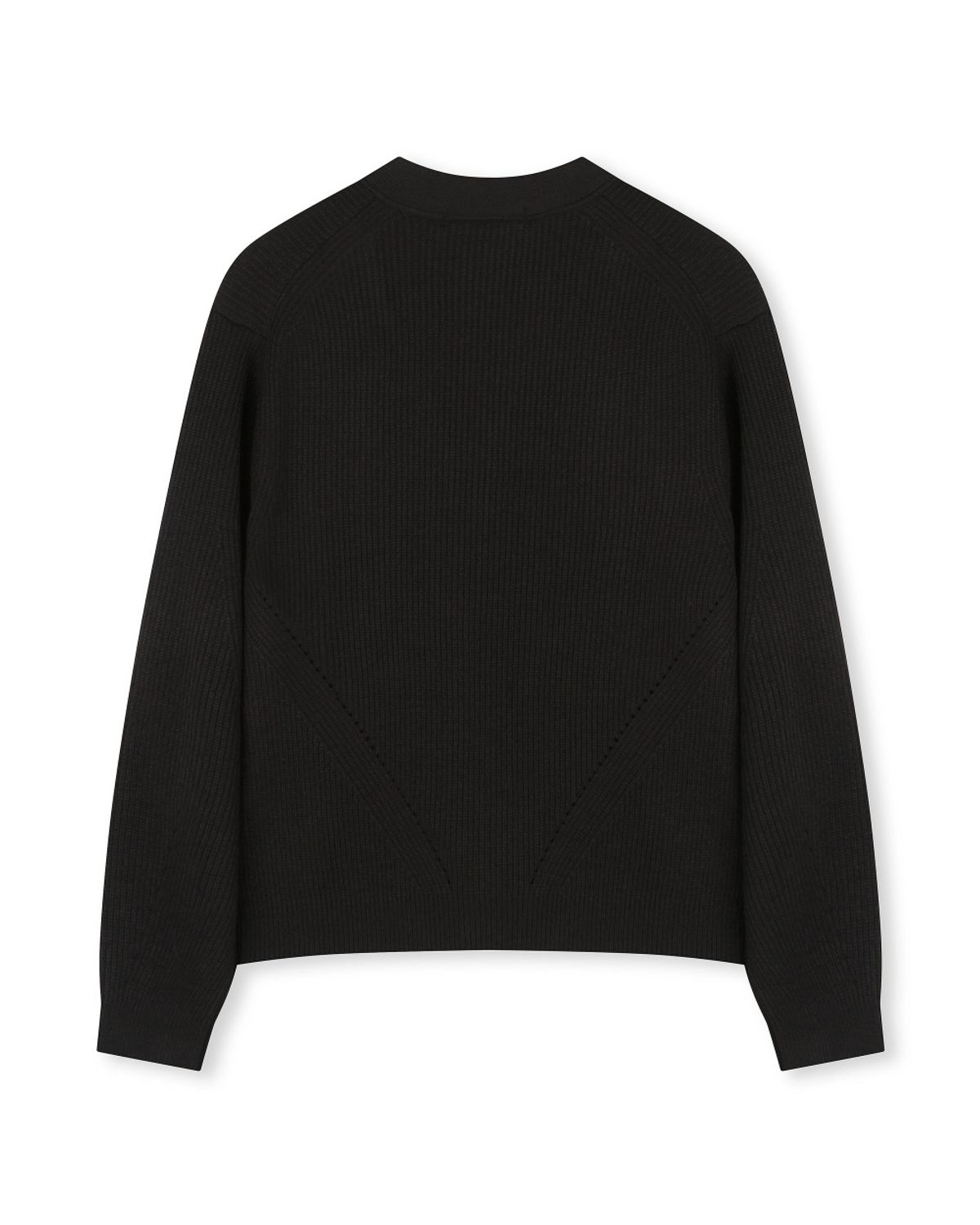비슬로우(BESLOW) [비슬로우X패션튜브삭형]V NECK SHORT CARDIGAN BLACK