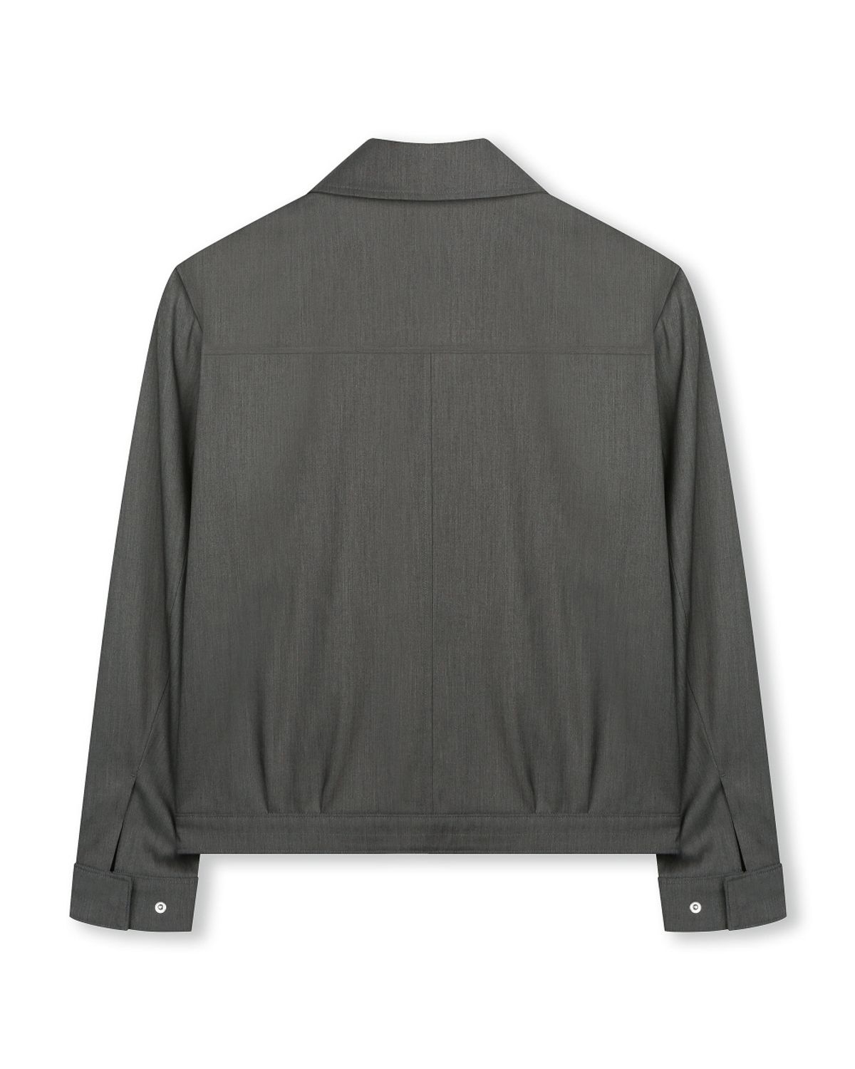 비슬로우(BESLOW) [비슬로우X패션튜브삭형]MILITARY ZIP-UP SHORT JACKET GREY