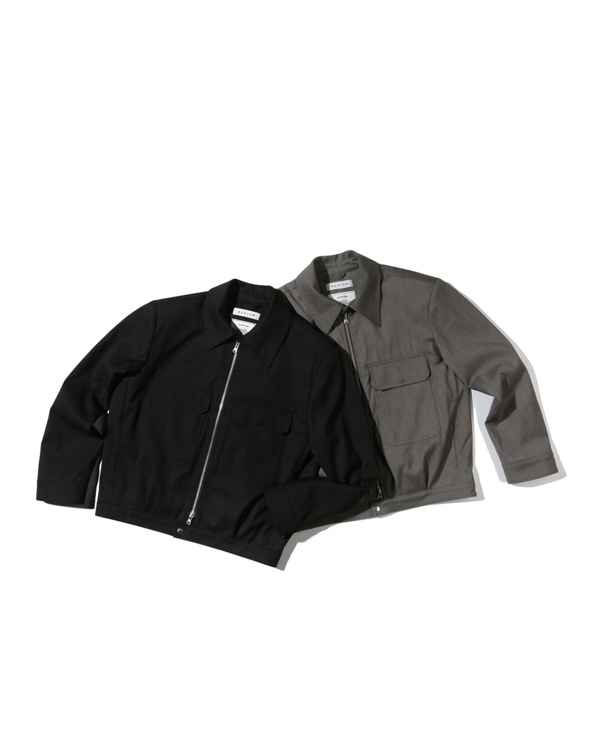비슬로우(BESLOW) [비슬로우X패션튜브삭형]MILITARY ZIP-UP SHORT JACKET BLACK