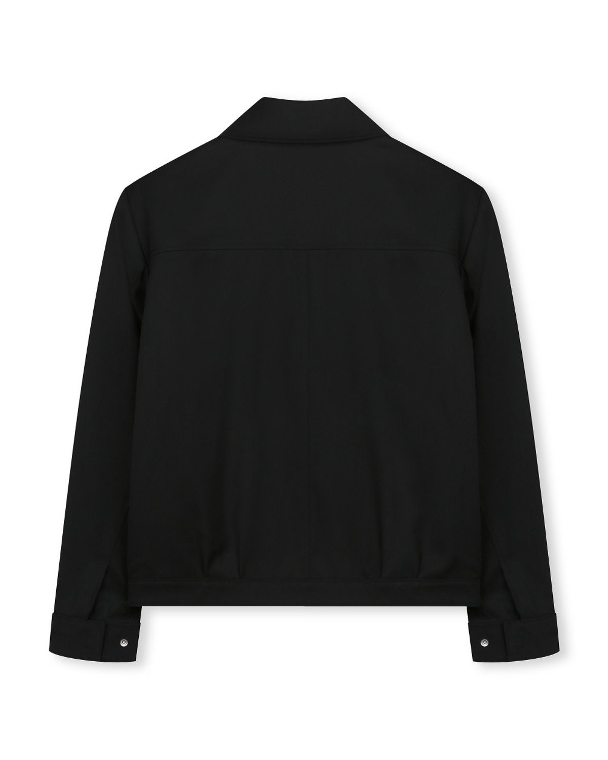 비슬로우(BESLOW) [비슬로우X패션튜브삭형]MILITARY ZIP-UP SHORT JACKET BLACK