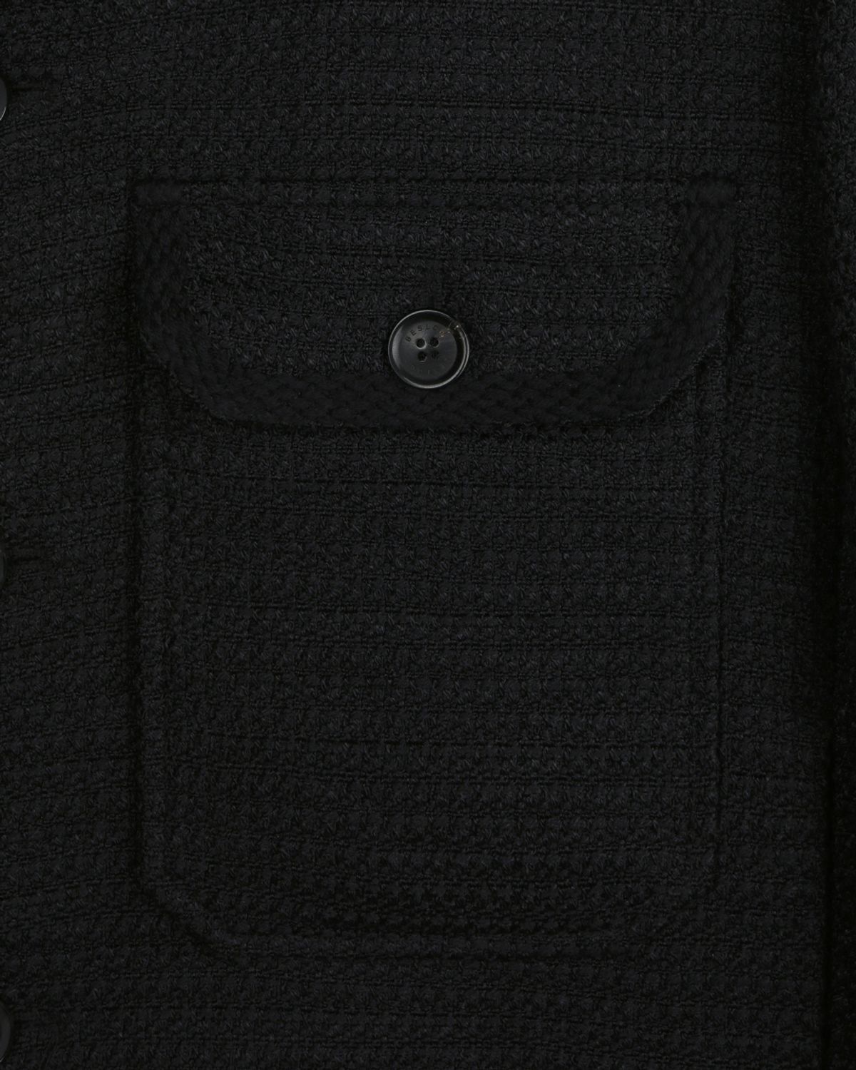 비슬로우(BESLOW) [비슬로우X패션튜브삭형]TWEED SHORT JACKET BLACK