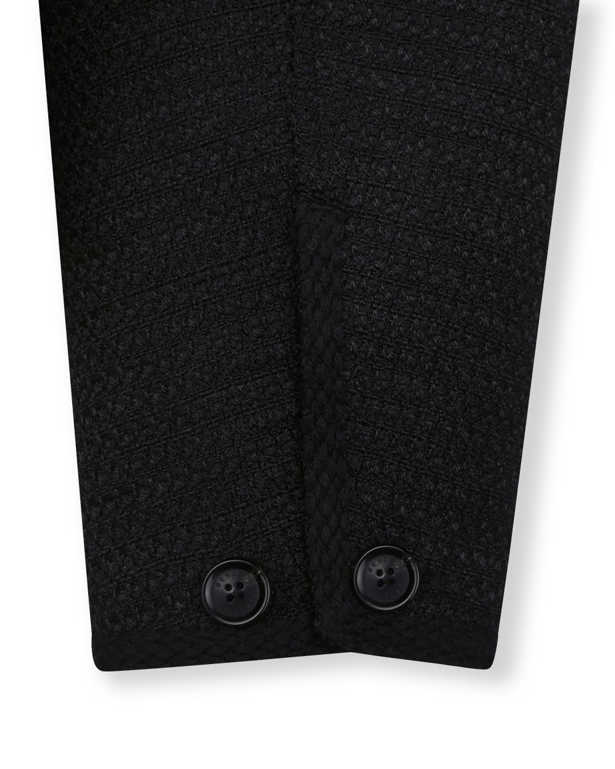 비슬로우(BESLOW) [비슬로우X패션튜브삭형]TWEED SHORT JACKET BLACK