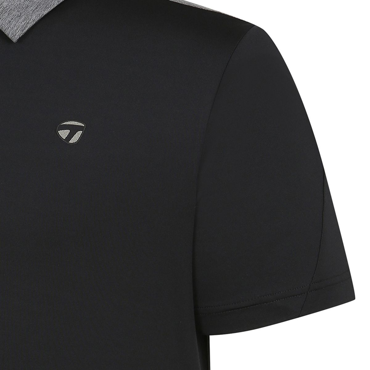 테일러메이드 어패럴(TAYLORMADE APPAREL) 남성 등판 메쉬 배색 카라 반팔 티셔츠 T8031TO2341-199
