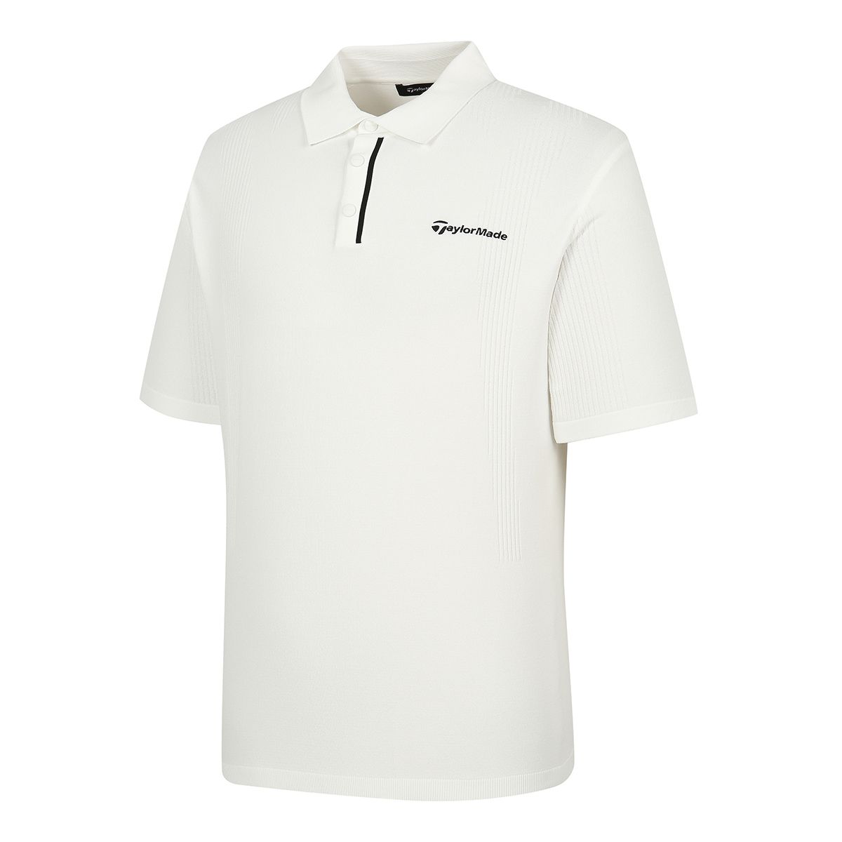 테일러메이드 어패럴(TAYLORMADE APPAREL) 남성 배색 포인트 카라 반팔 니트 TSO-21HG21-100