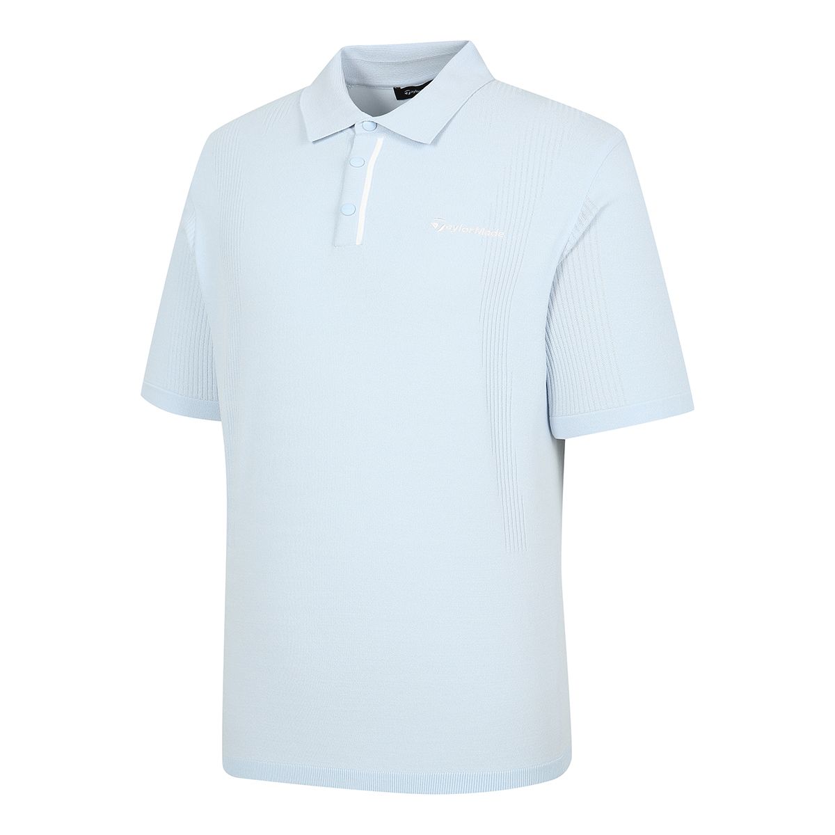 테일러메이드 어패럴(TAYLORMADE APPAREL) 남성 배색 포인트 카라 반팔 니트 TSO-21HG21-940
