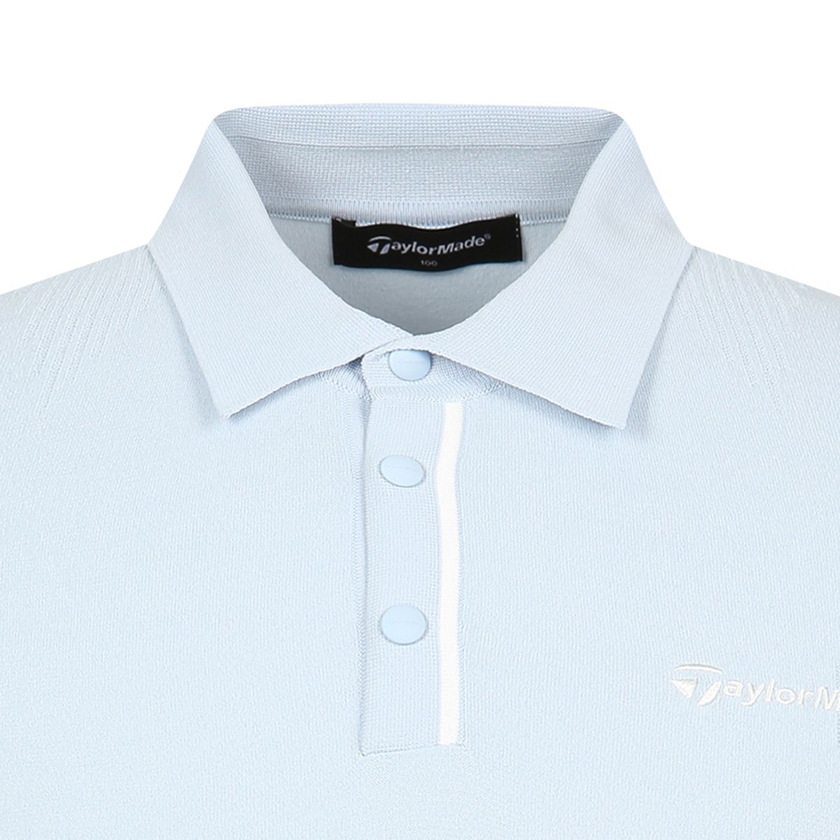 테일러메이드 어패럴(TAYLORMADE APPAREL) 남성 배색 포인트 카라 반팔 니트 TSO-21HG21-940