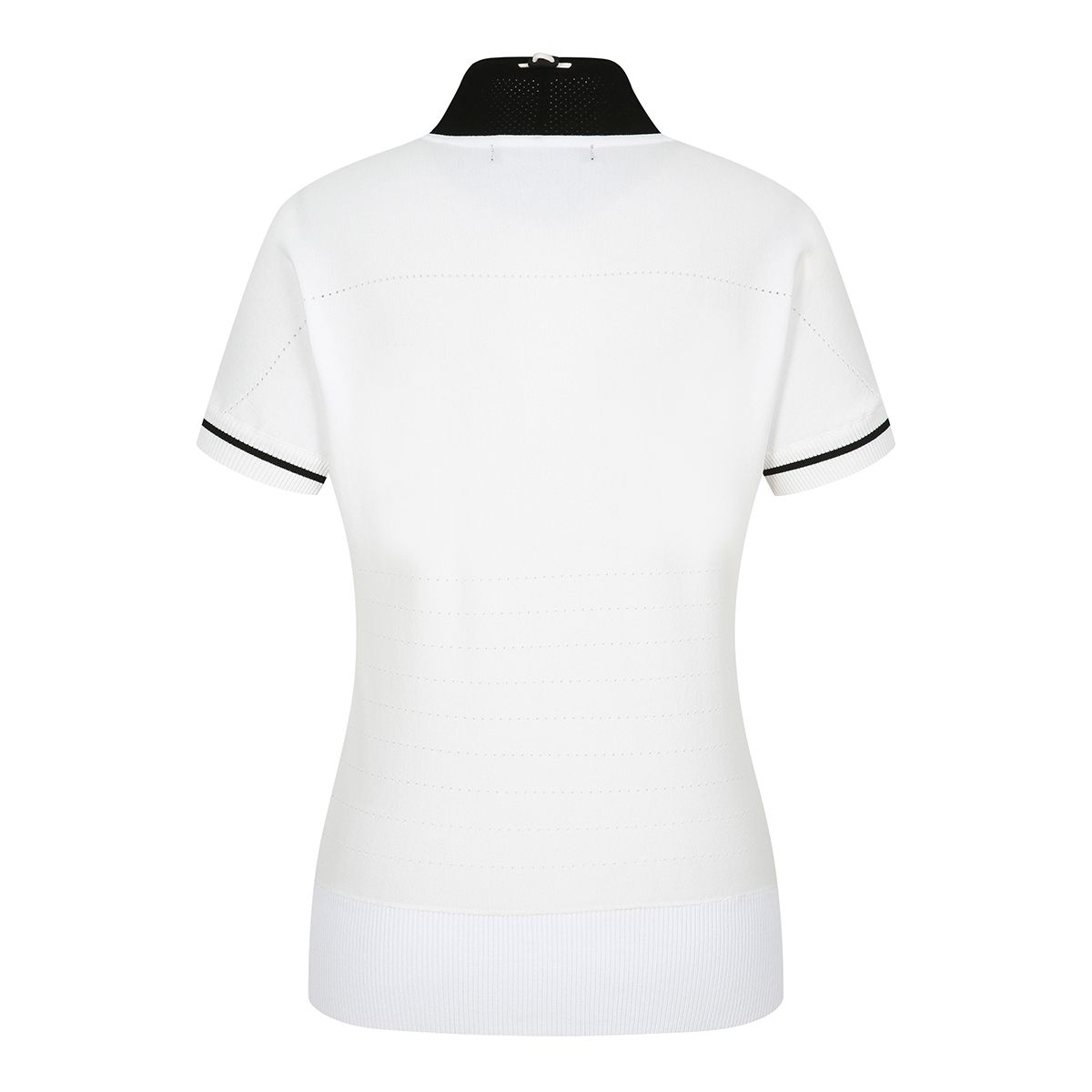 테일러메이드 어패럴(TAYLORMADE APPAREL) 여성 하이넥 반팔 니트 TSO-61HG21-100