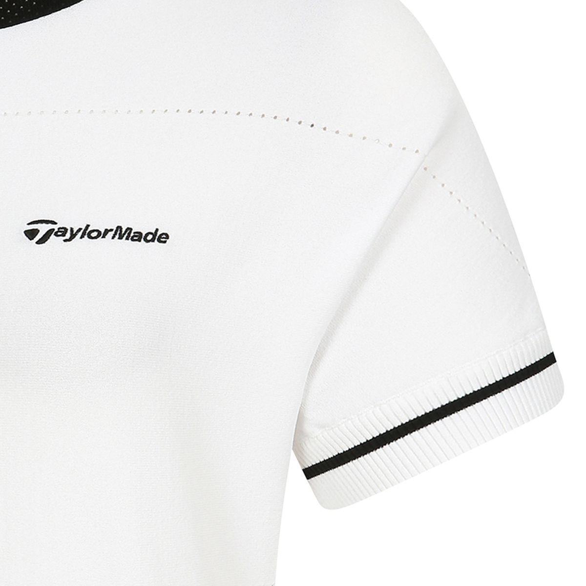 테일러메이드 어패럴(TAYLORMADE APPAREL) 여성 하이넥 반팔 니트 TSO-61HG21-100