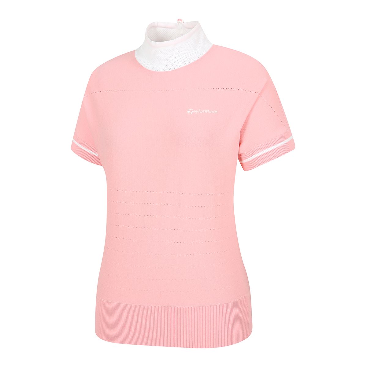 테일러메이드 어패럴(TAYLORMADE APPAREL) 여성 하이넥 반팔 니트 TSO-61HG21-403