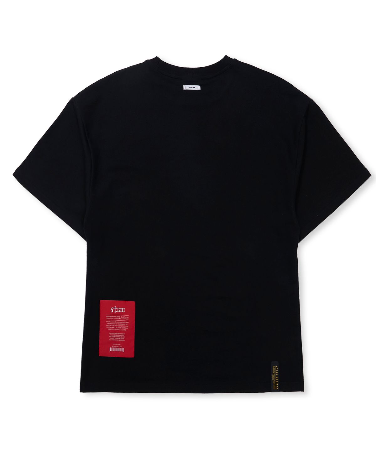 스티그마(STIGMA) Blur STGM Semi-oversized T-shirts Black