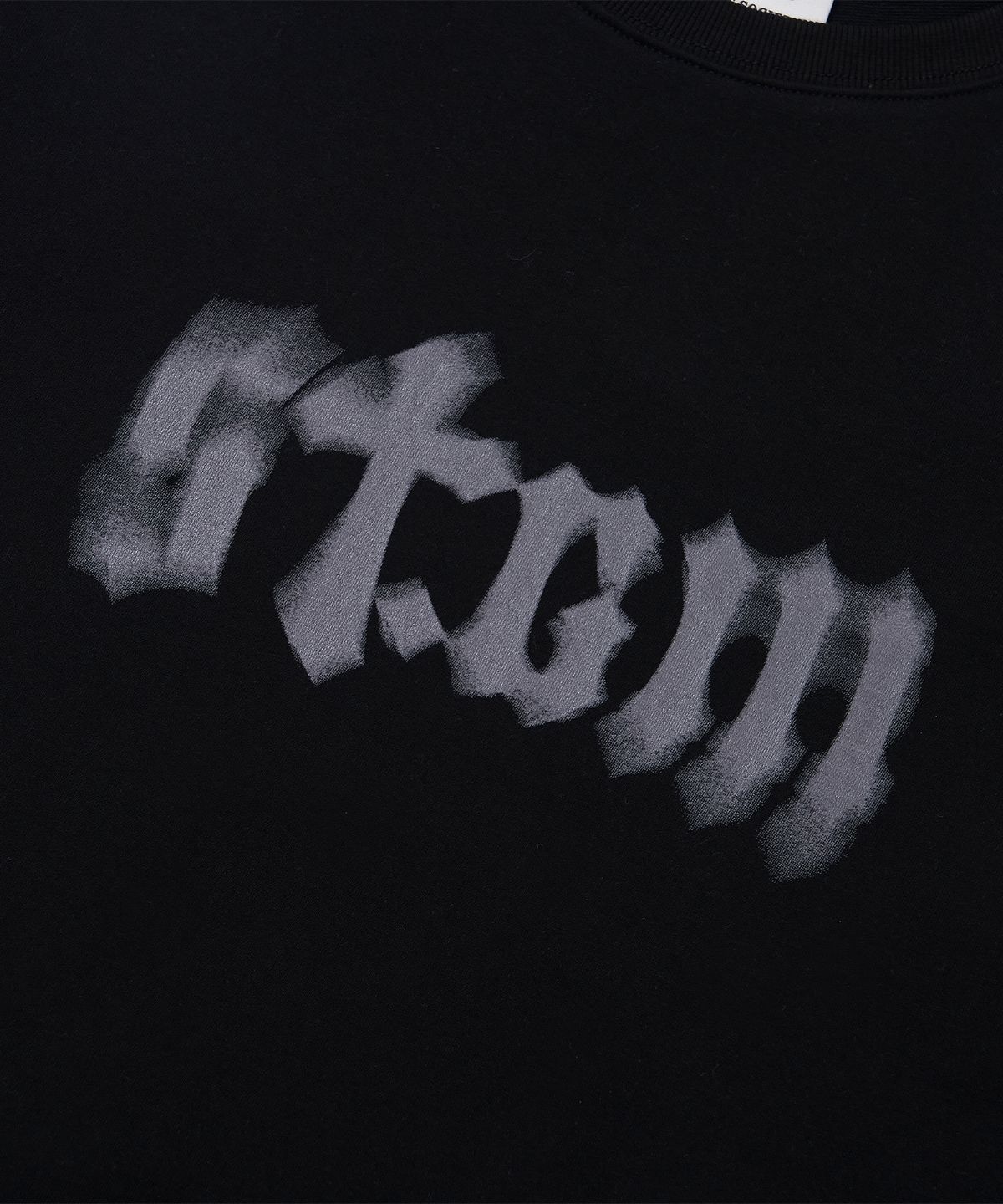 스티그마(STIGMA) Blur STGM Semi-oversized T-shirts Black
