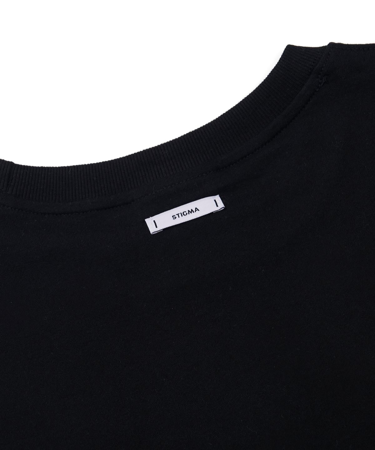스티그마(STIGMA) Blur STGM Semi-oversized T-shirts Black
