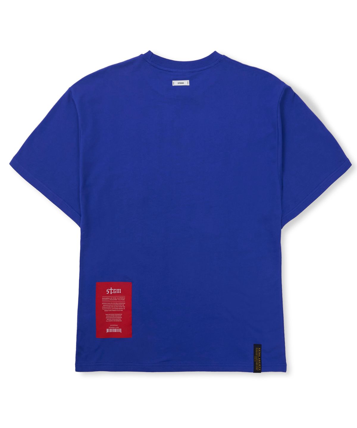 스티그마(STIGMA) Blur STGM Semi-oversized T-shirts Blue