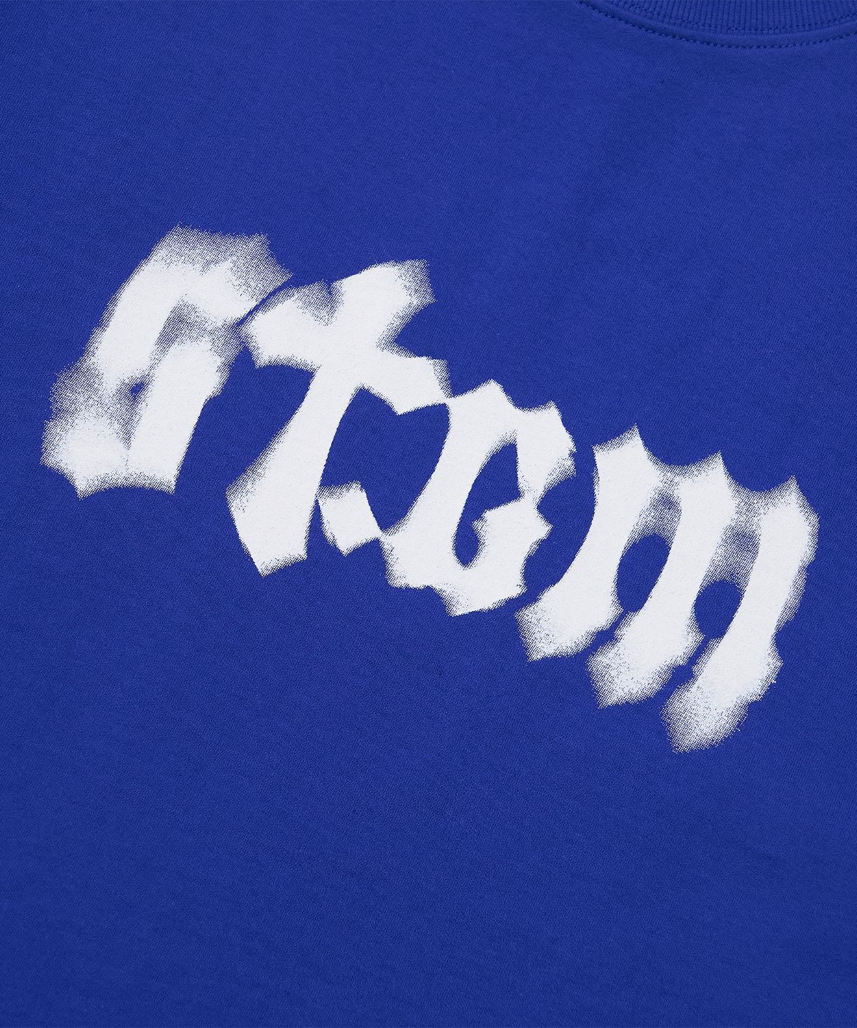 스티그마(STIGMA) Blur STGM Semi-oversized T-shirts Blue