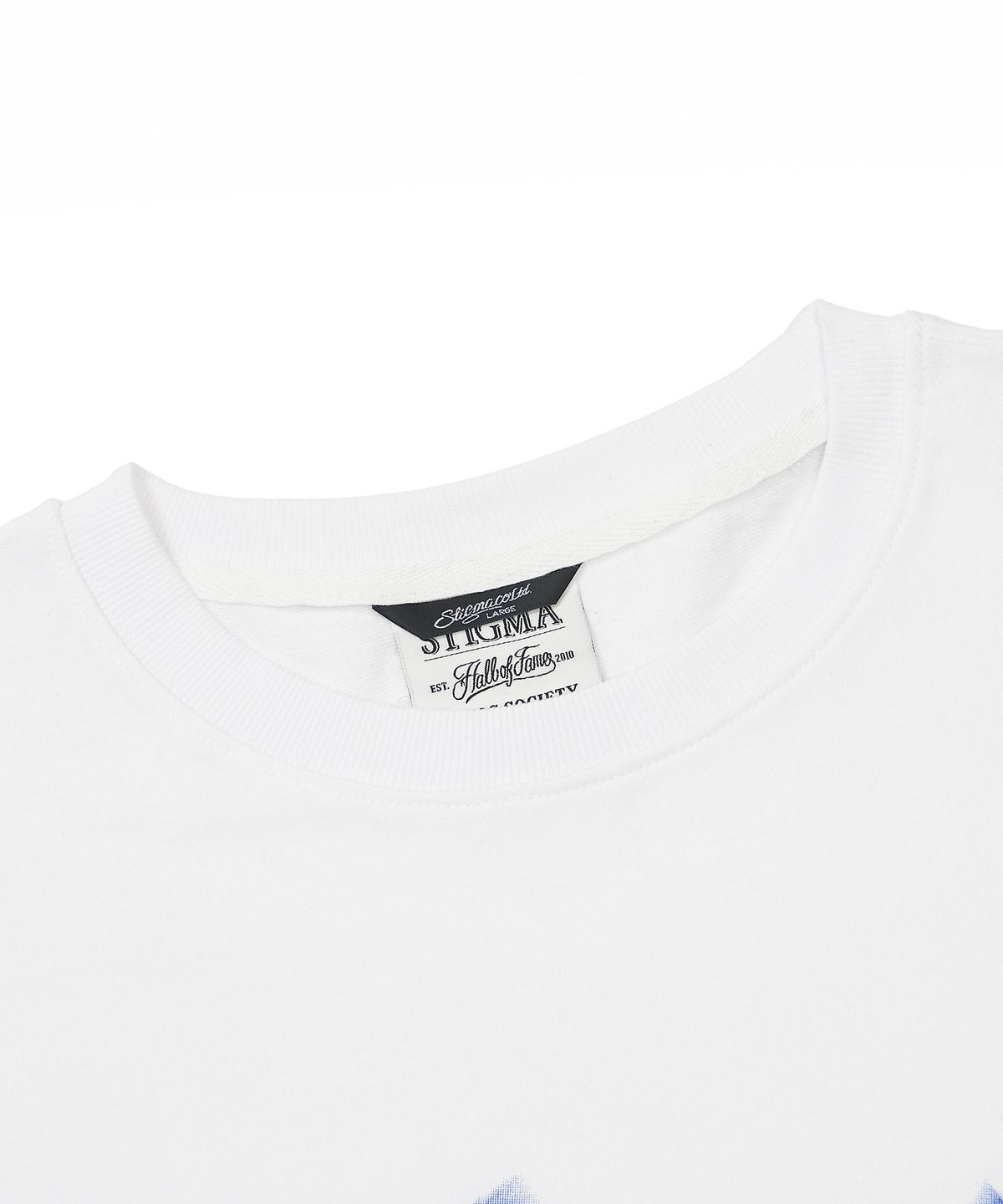 스티그마(STIGMA) Blur STGM Semi-oversized T-shirts White
