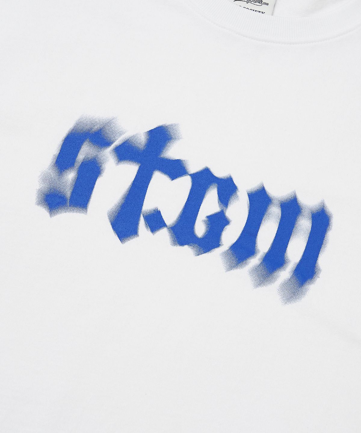 스티그마(STIGMA) Blur STGM Semi-oversized T-shirts White