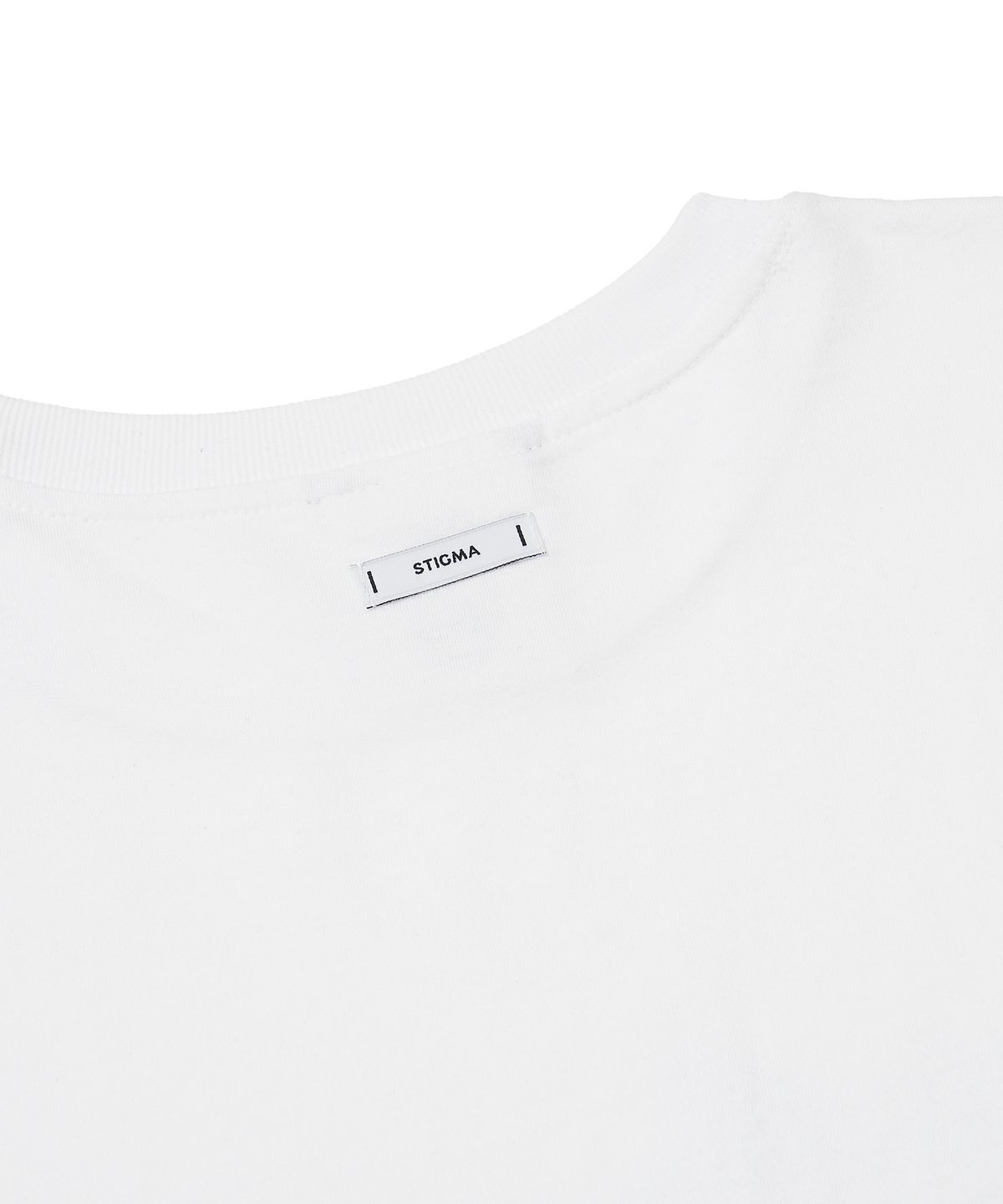 스티그마(STIGMA) Blur STGM Semi-oversized T-shirts White