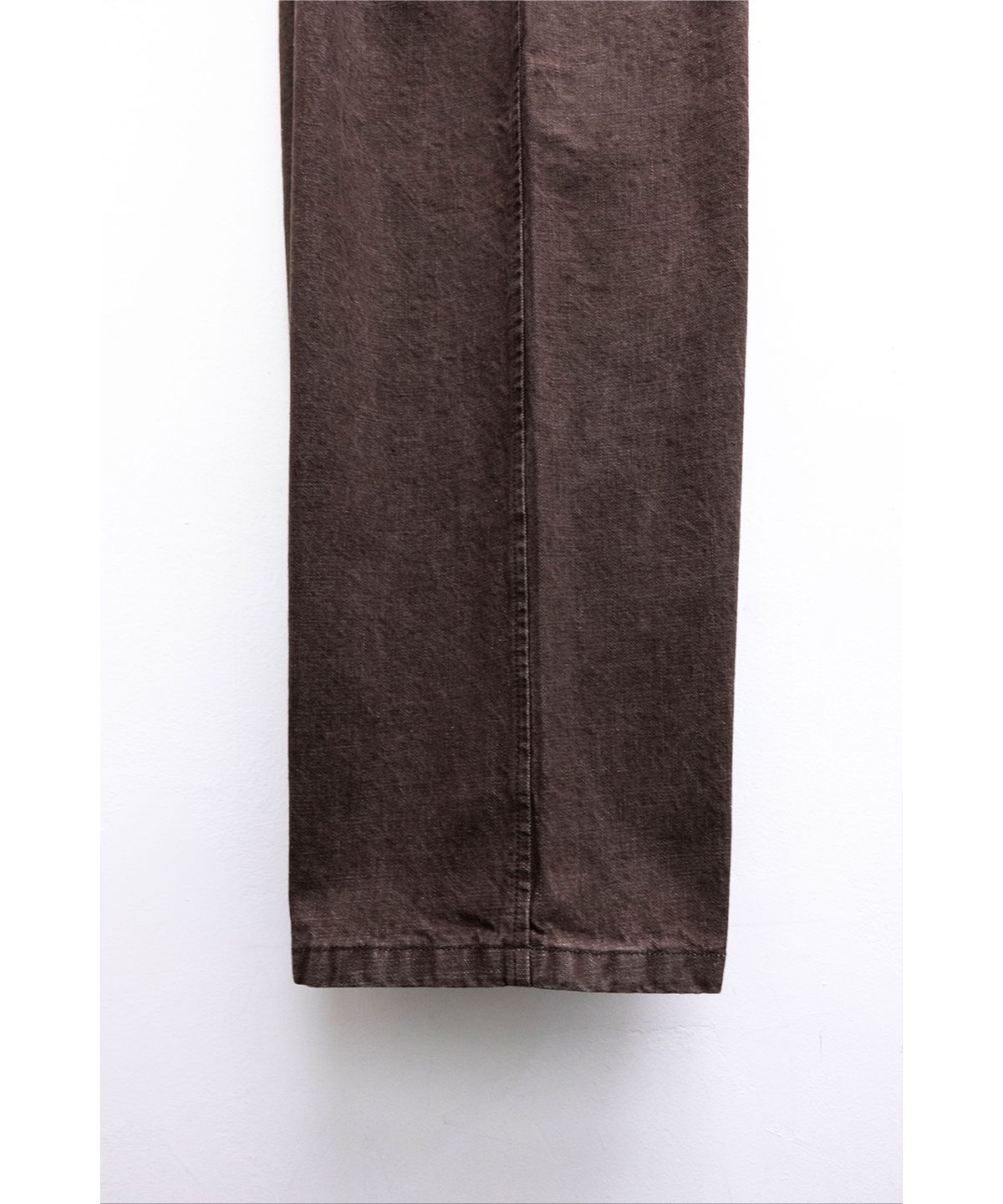 유스(YOUTH) Belted Denim Pants - Brown