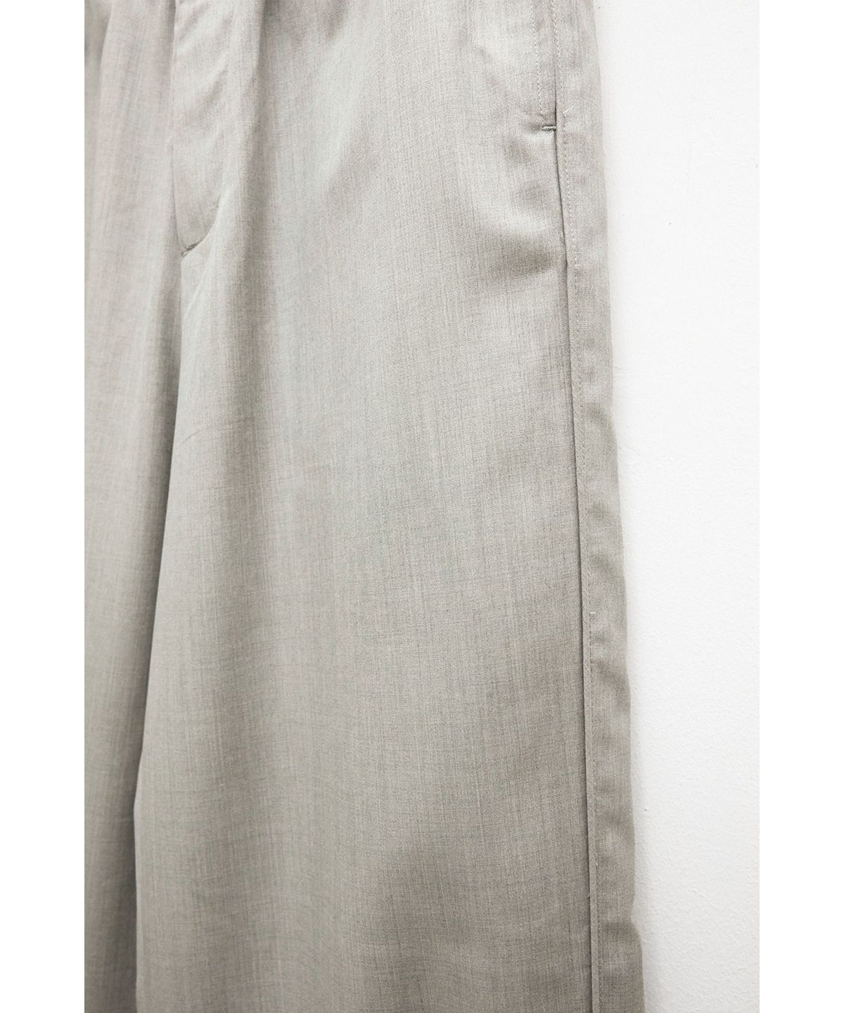 유스(YOUTH) Trimmed Banding Pants - Light Grey