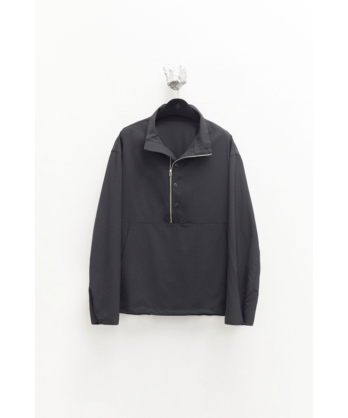 유스(YOUTH) Buttoned Anorak - Black