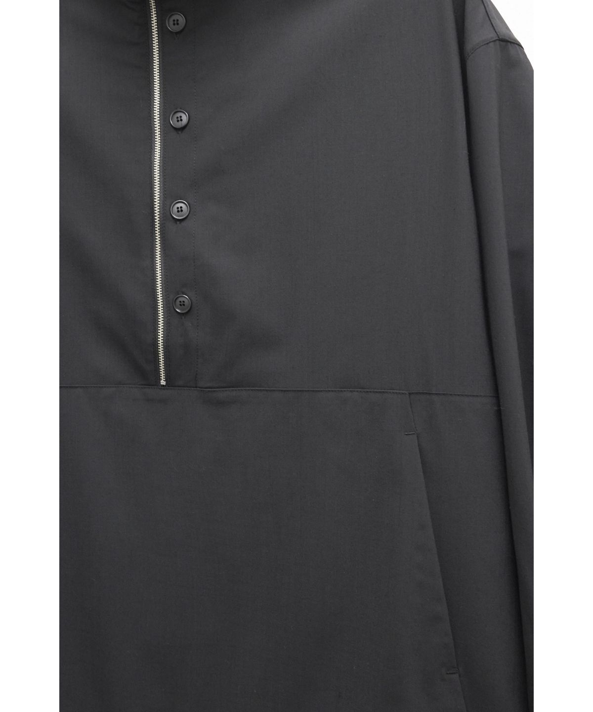 유스(YOUTH) Buttoned Anorak - Black