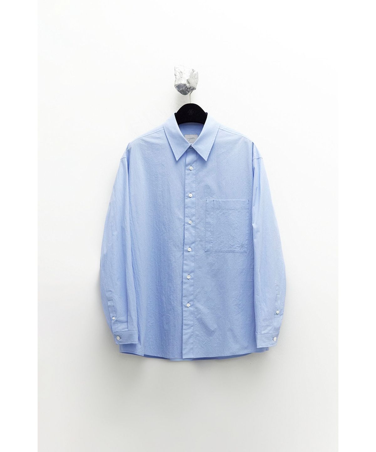유스(YOUTH) Creased Loosed Shirt - Light Blue