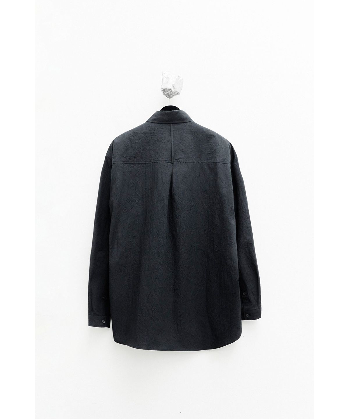 유스(YOUTH) Creased Loosed Shirt - Black