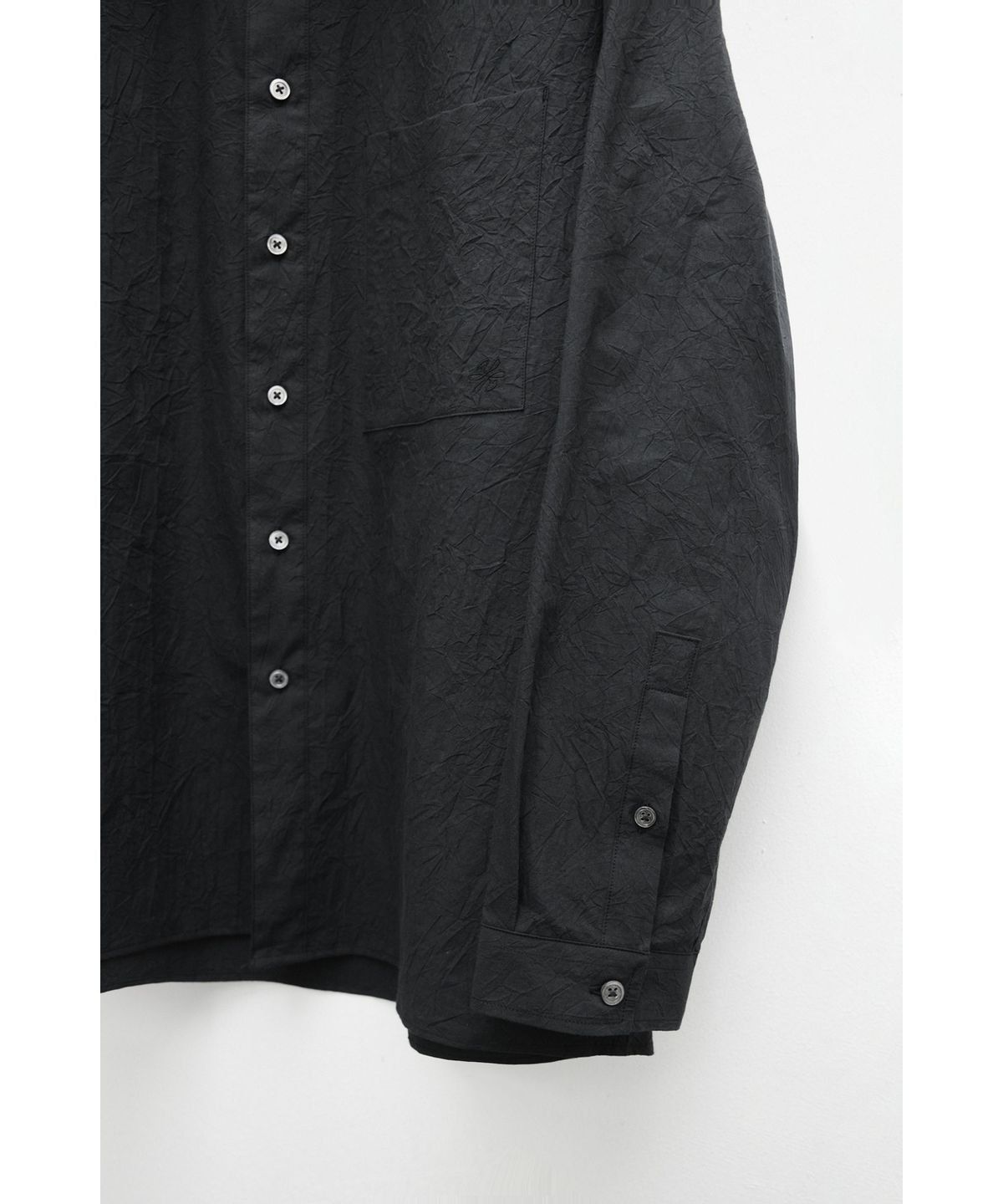 유스(YOUTH) Creased Loosed Shirt - Black