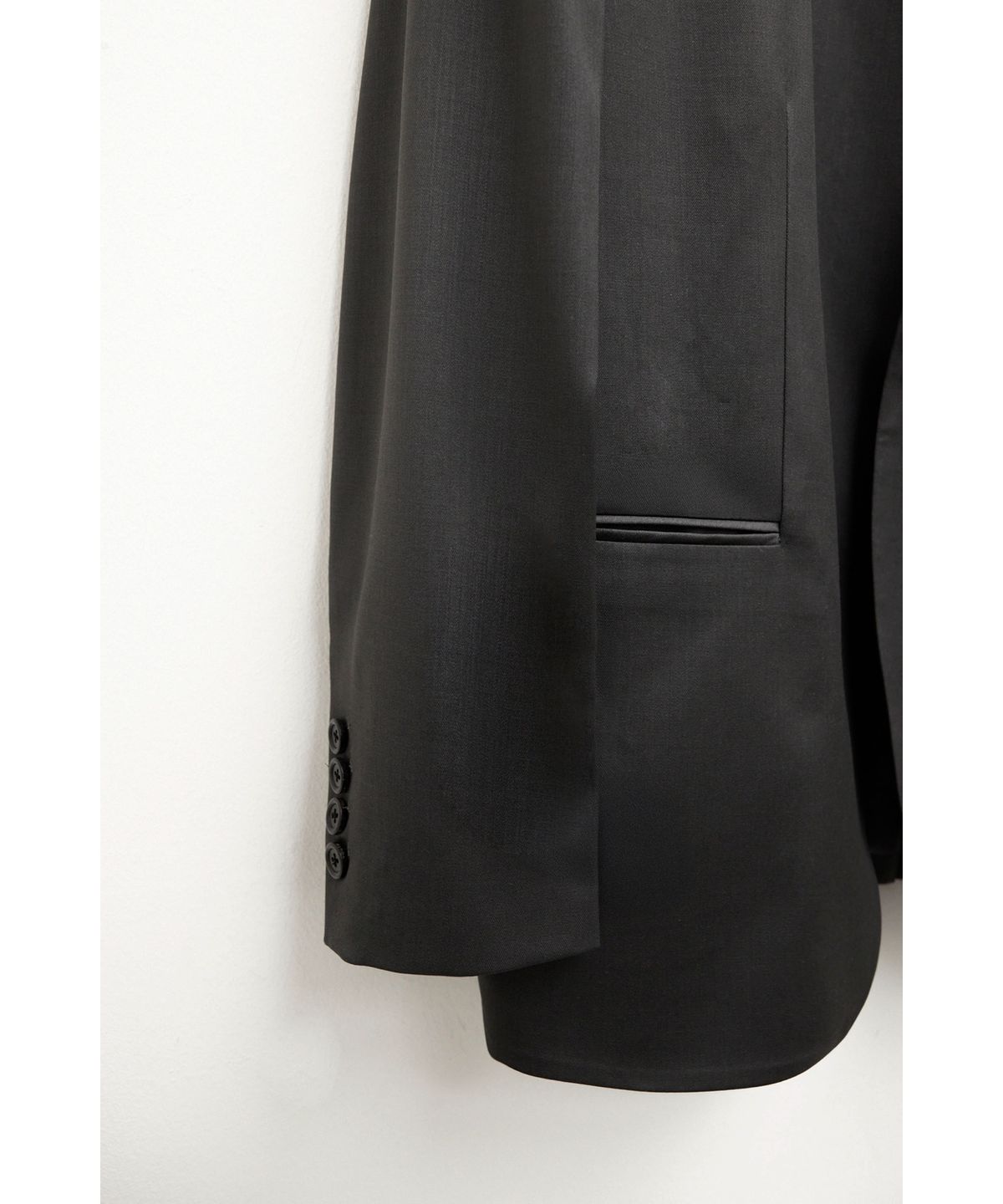 유스(YOUTH) Collarless Jacket - Charcoal Grey
