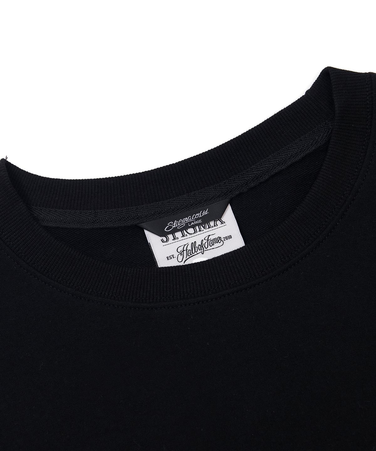 스티그마(STIGMA) Staff Semi-oversized T-shirts Black