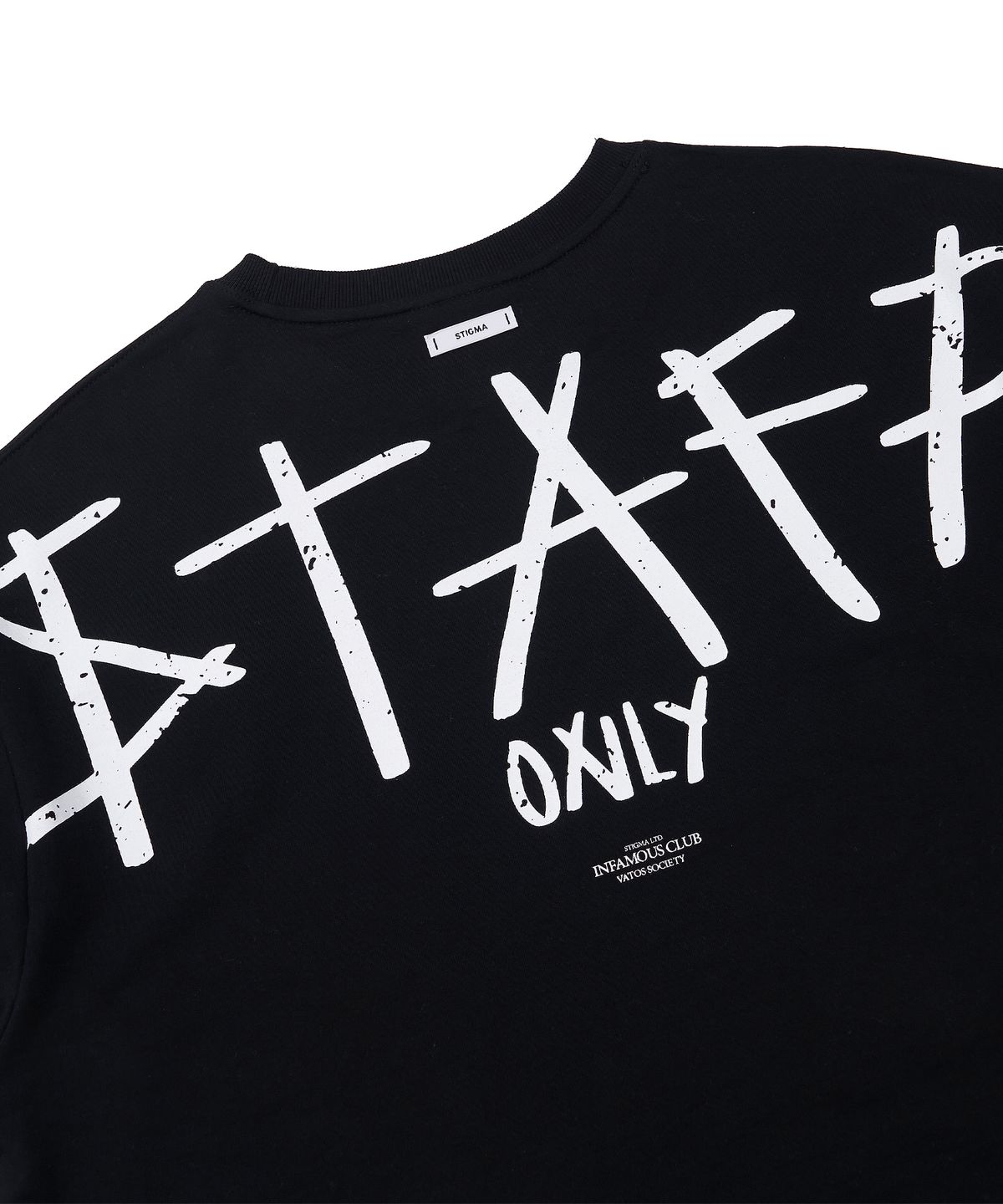 스티그마(STIGMA) Staff Semi-oversized T-shirts Black