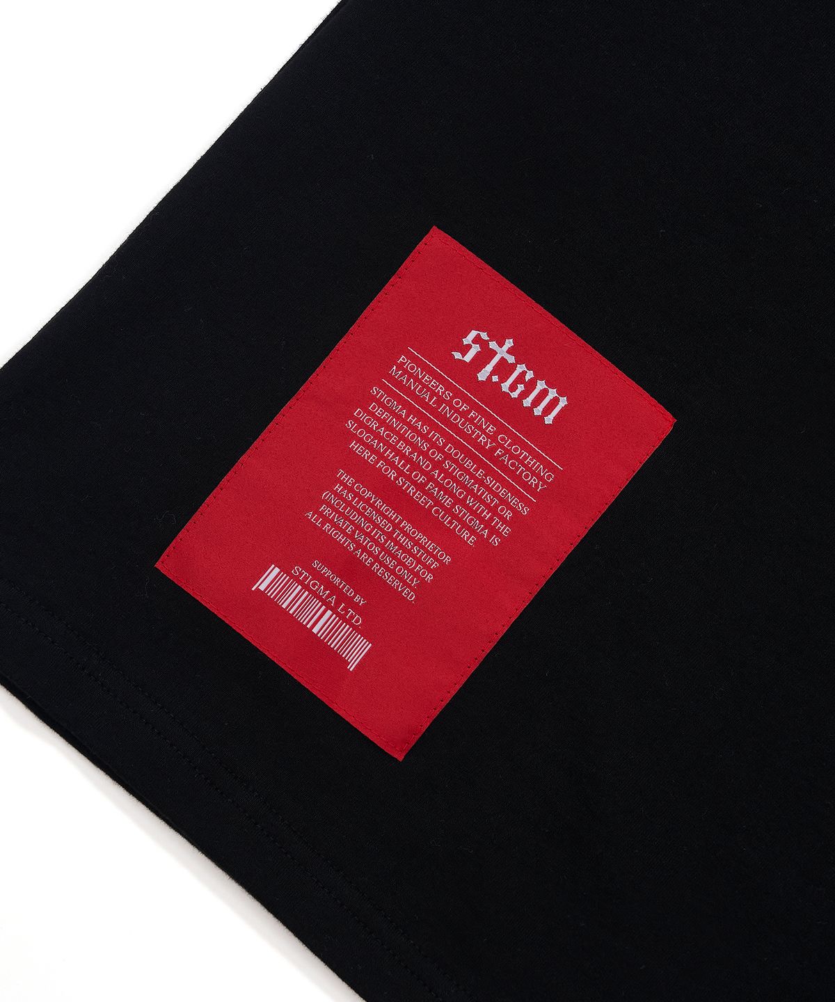 스티그마(STIGMA) Staff Semi-oversized T-shirts Black
