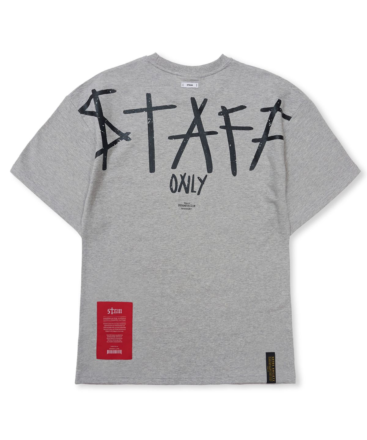 스티그마(STIGMA) Staff Semi-oversized T-shirts Melange