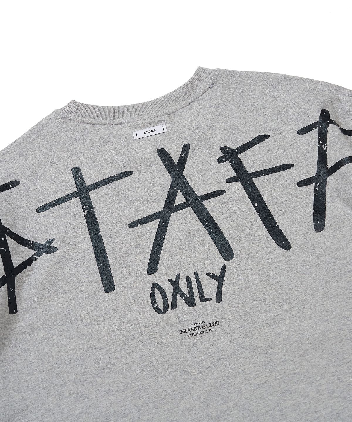 스티그마(STIGMA) Staff Semi-oversized T-shirts Melange