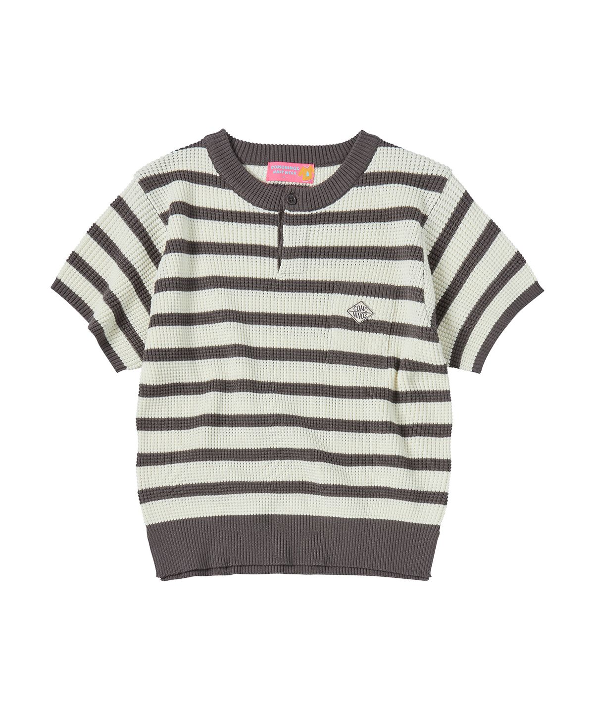 꼬모니노즈(COMONINOZ) W WAFFLE KNIT [IVORY]