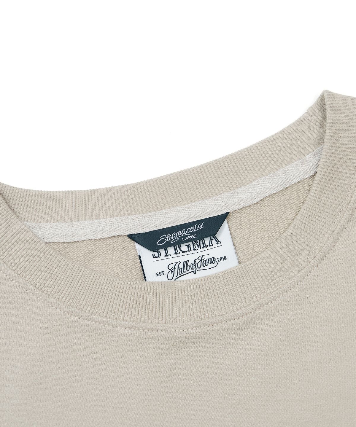 스티그마(STIGMA) Infamous Semi-oversized T-shirts Beige