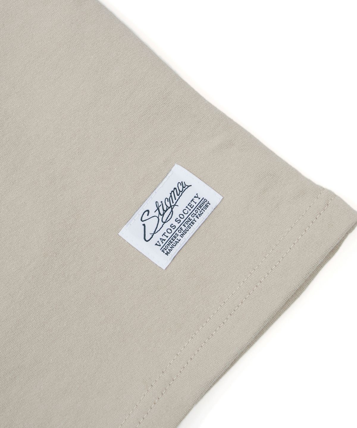 스티그마(STIGMA) Infamous Semi-oversized T-shirts Beige