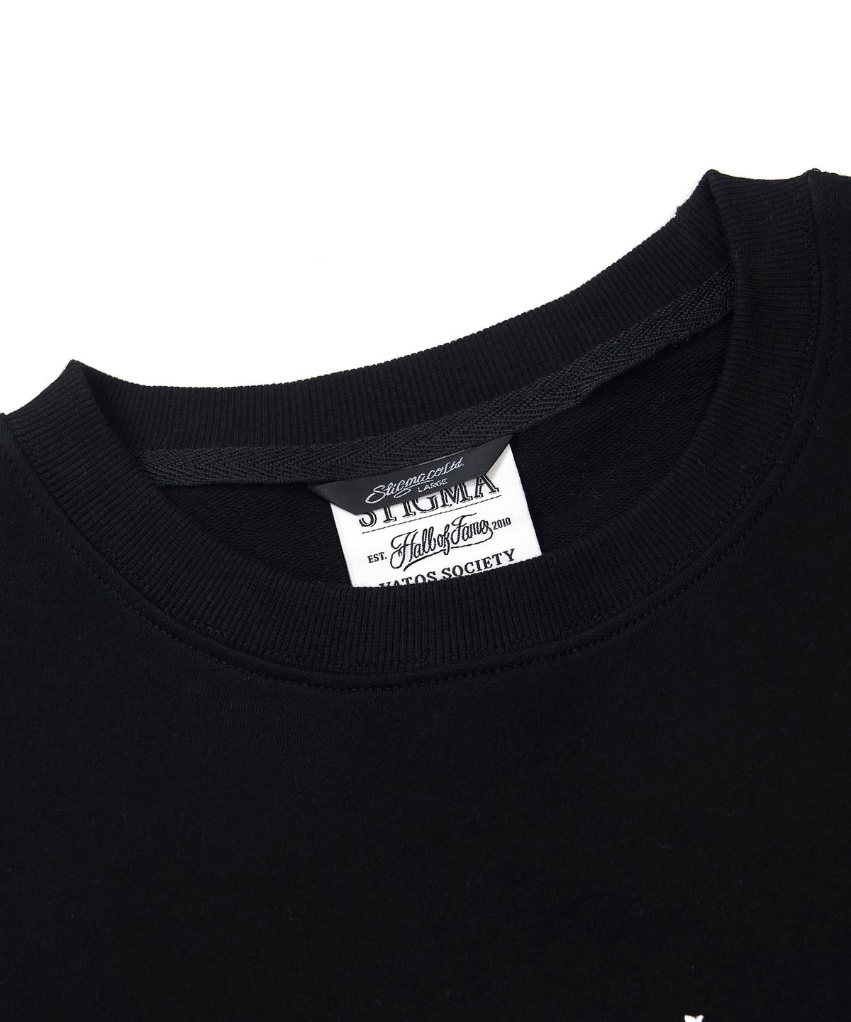 스티그마(STIGMA) Infamous Semi-oversized T-shirts Black
