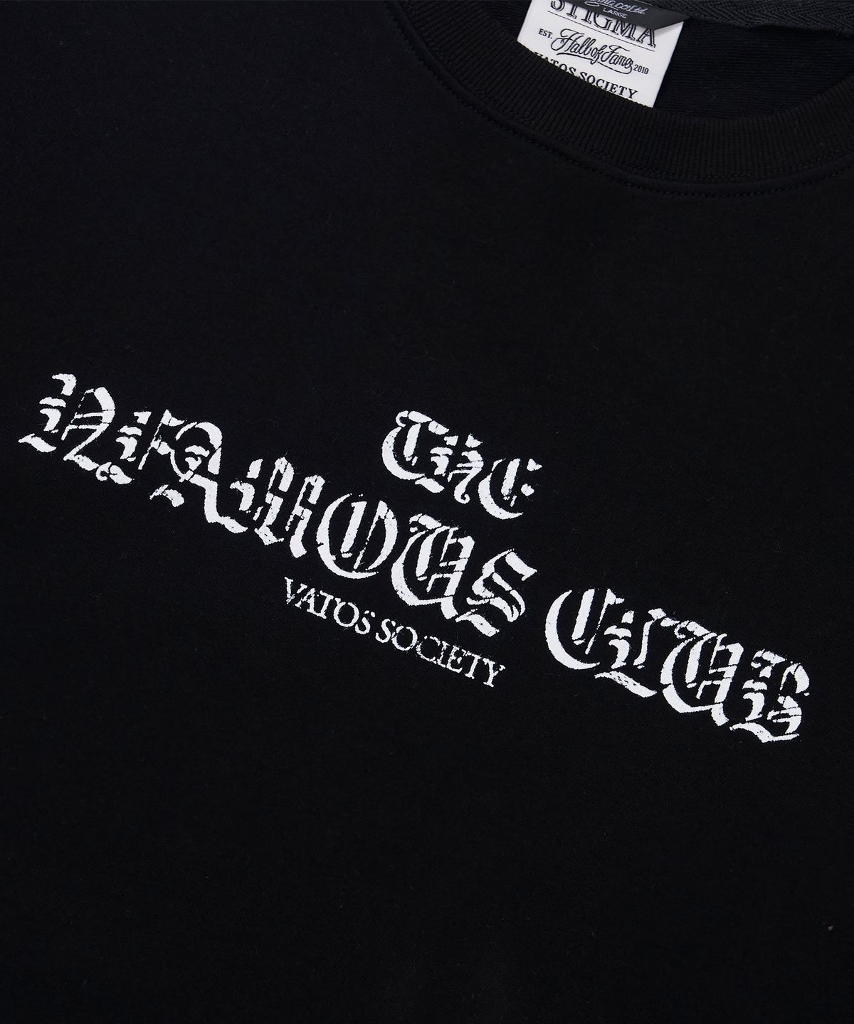 스티그마(STIGMA) Infamous Semi-oversized T-shirts Black