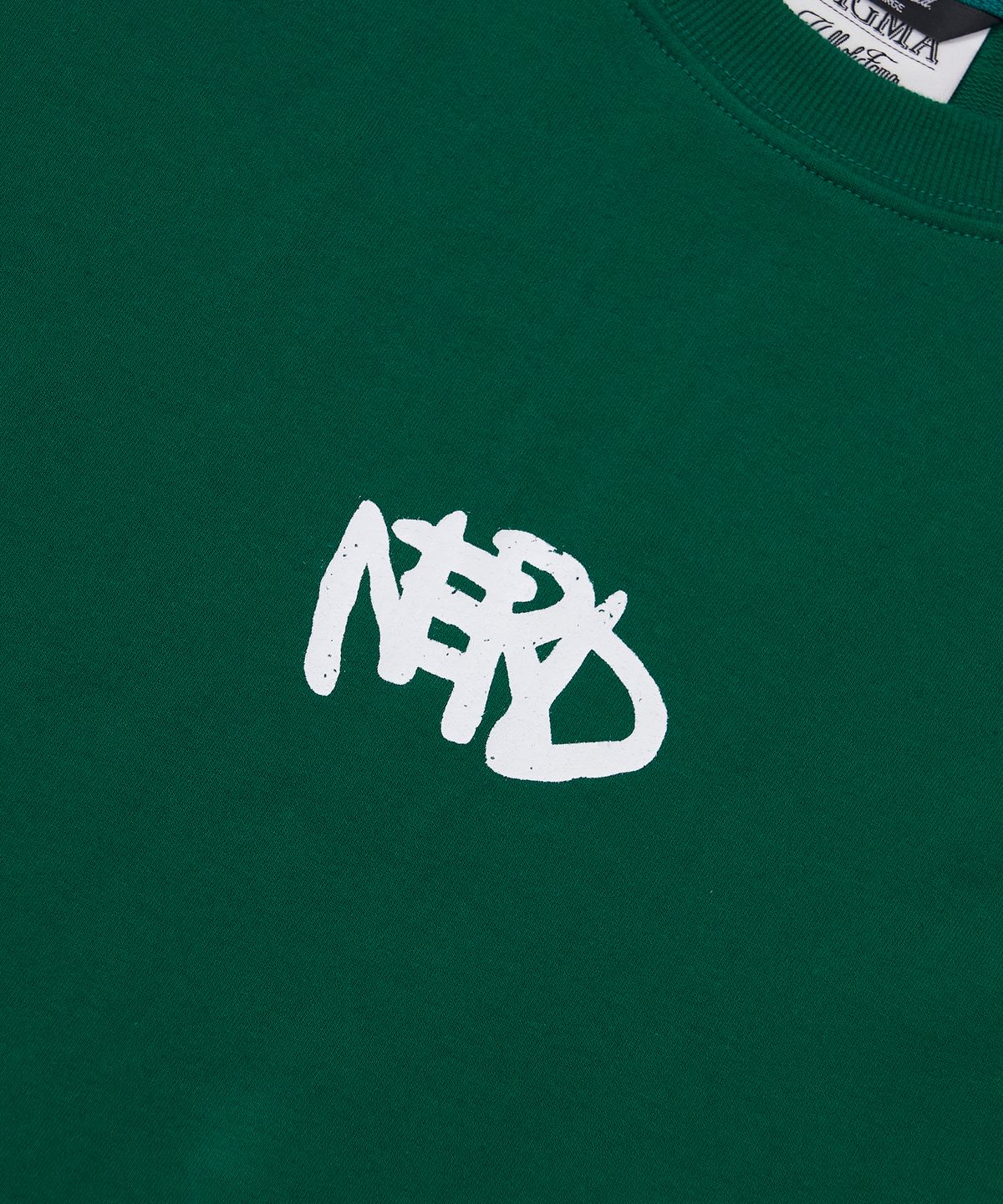 스티그마(STIGMA) Nerd Semi-oversized T-shirts Green