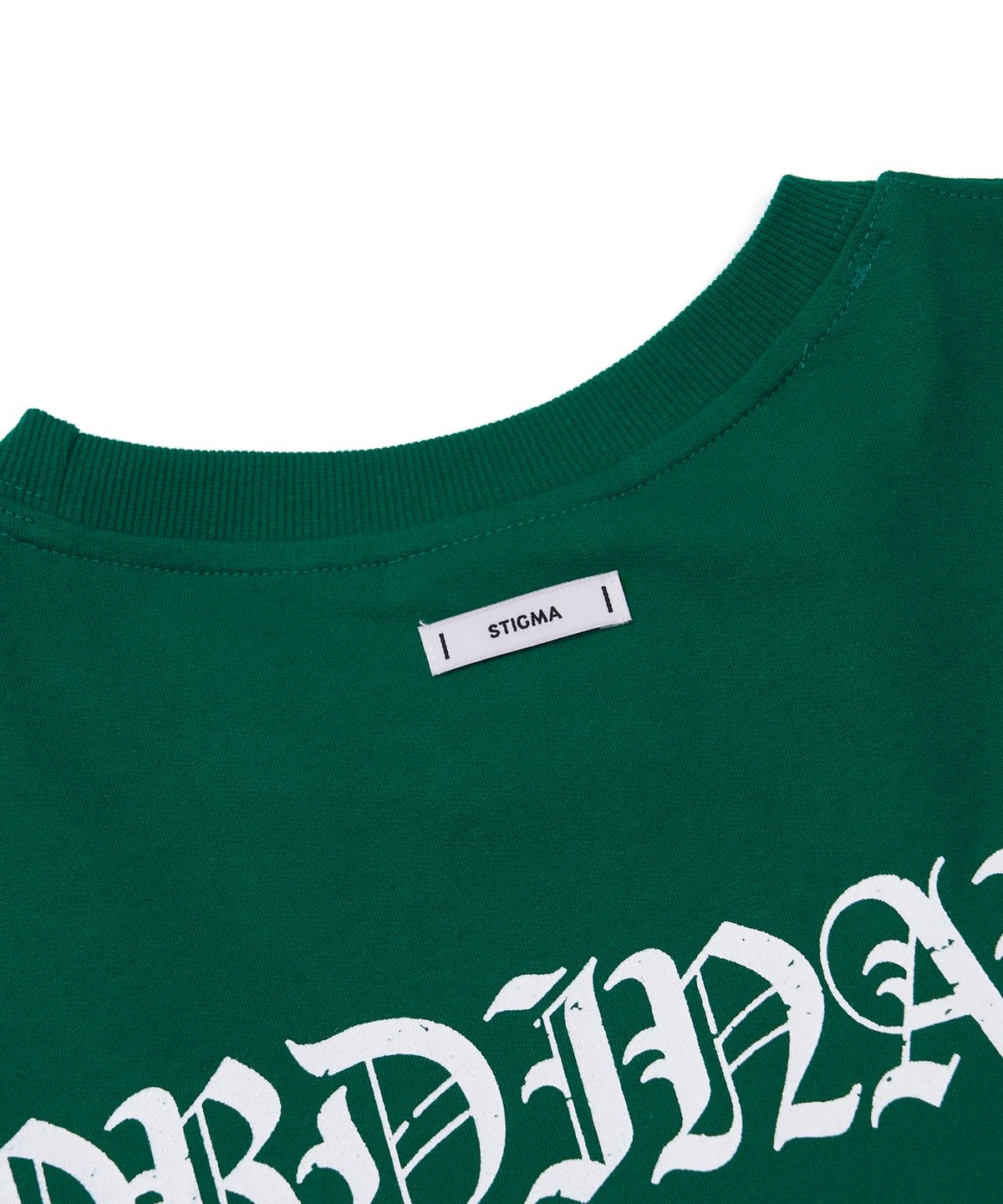 스티그마(STIGMA) Nerd Semi-oversized T-shirts Green
