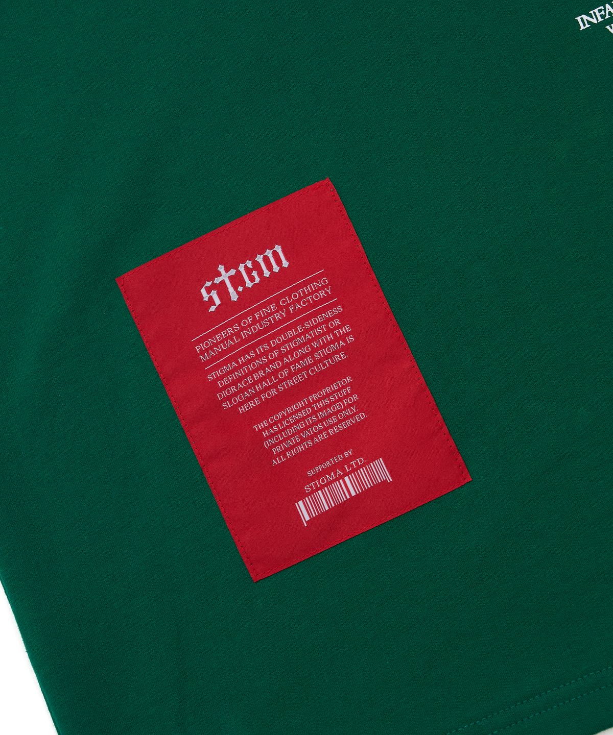 스티그마(STIGMA) Nerd Semi-oversized T-shirts Green