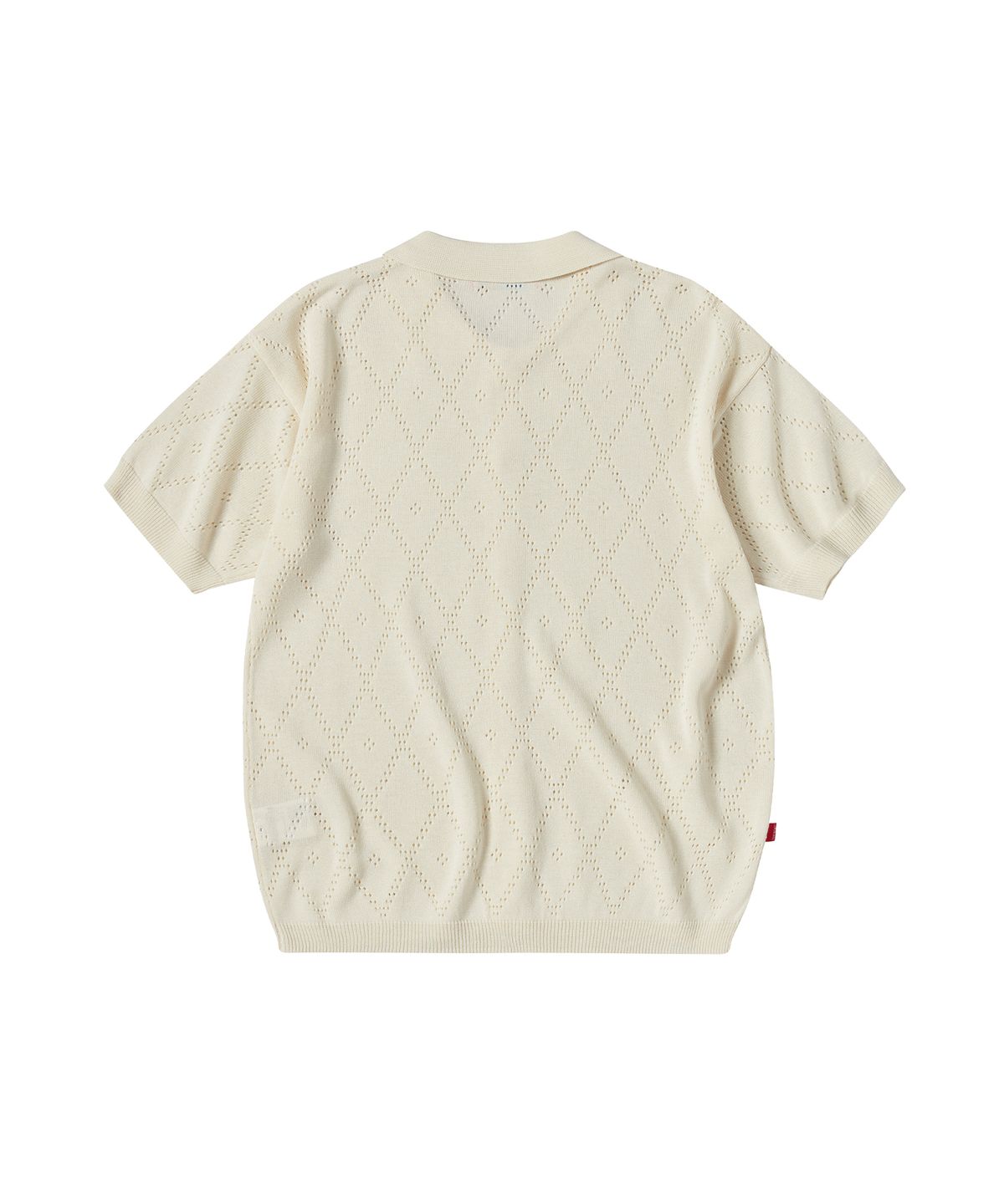 꼬모니노즈(COMONINOZ) CROCHET BUTTON CARDIGAN [IVORY]