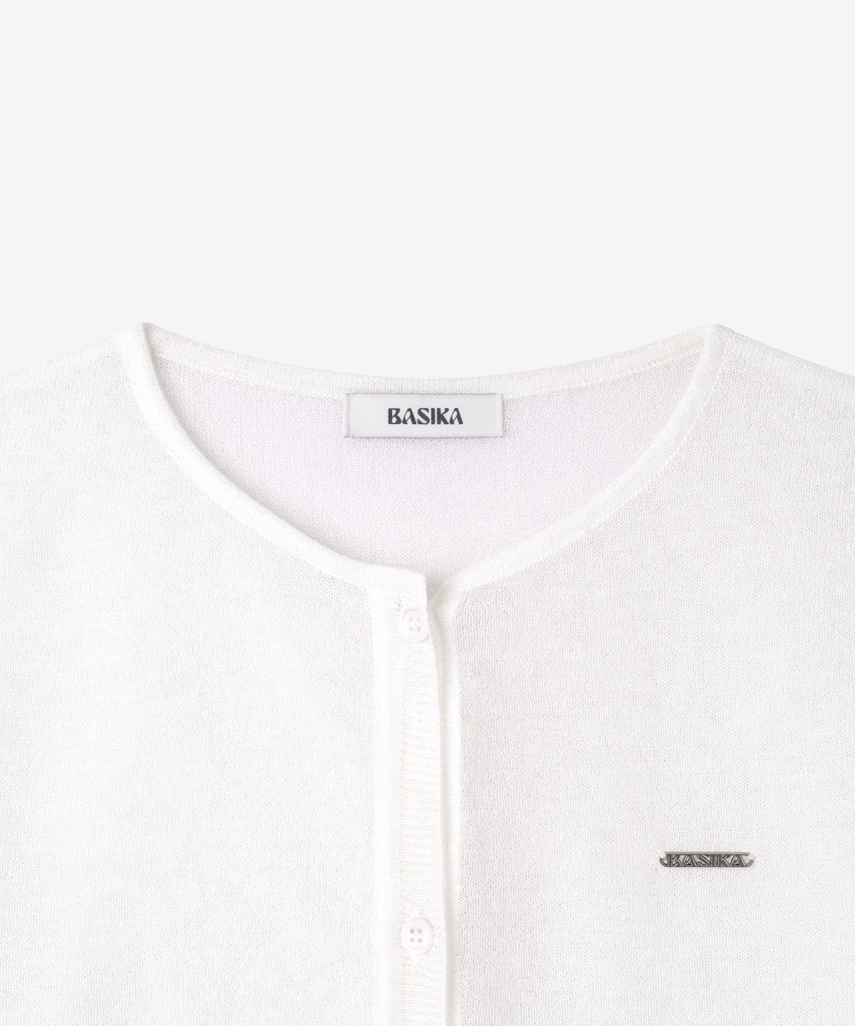 바시카(BASIKA) 베이직 린넨 라운드 가디건_2color