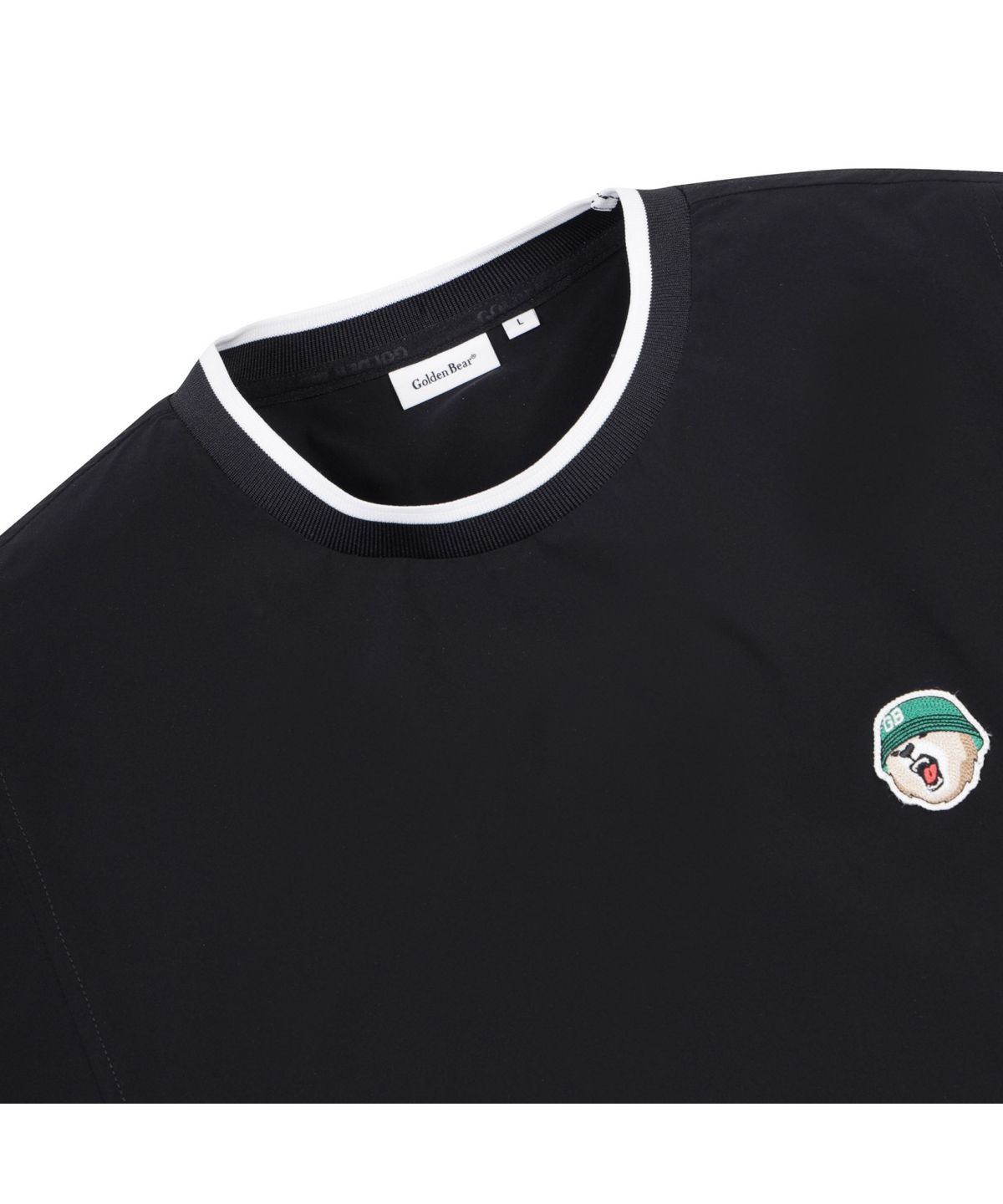 골든베어(GOLDEN BEAR) Victory Bear Woven Graphic Sweatshirt_G4TAM25306BKX